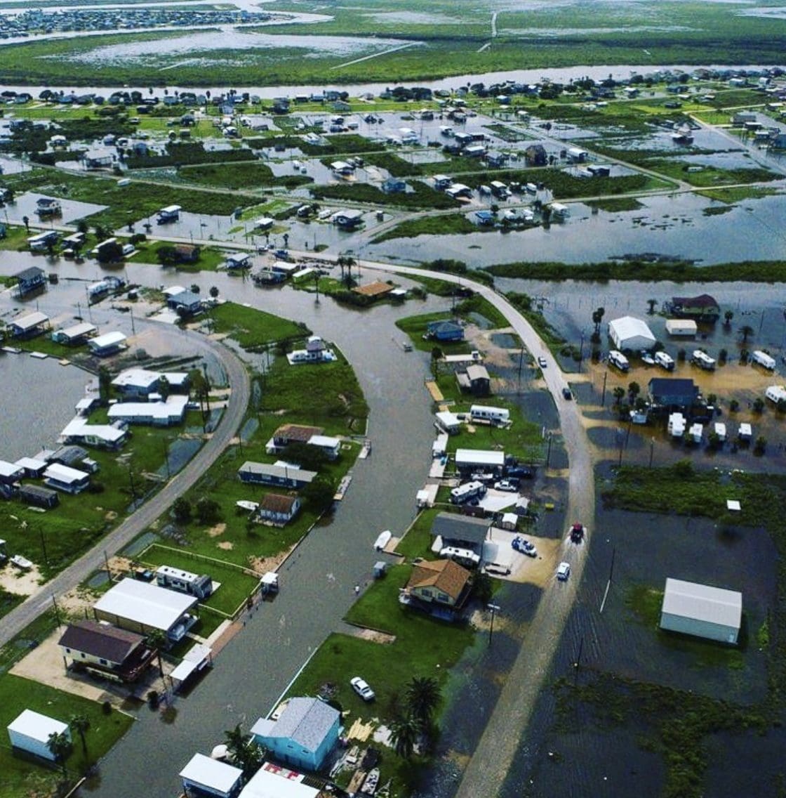 The flooding was widespread in the Houston area. (@tellusyours)