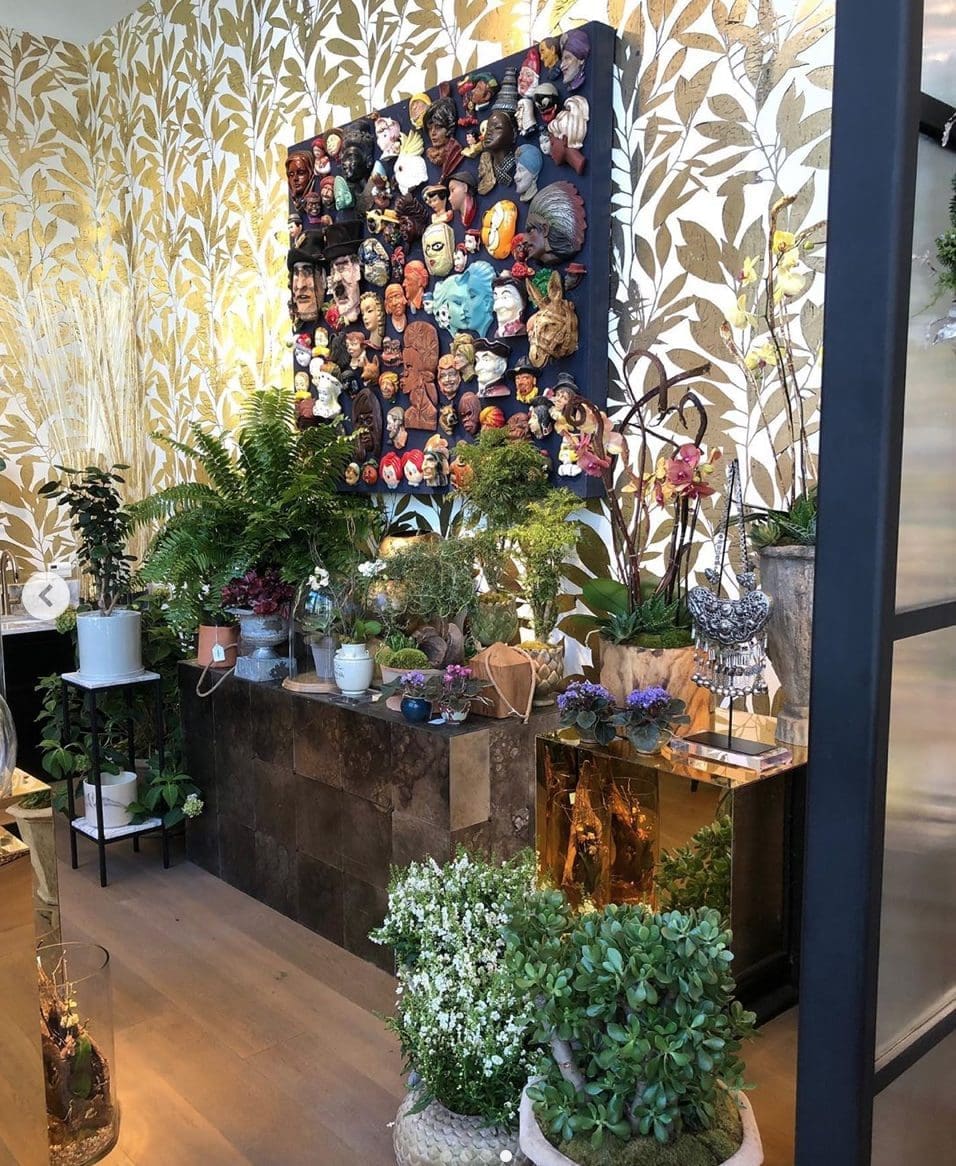 Ferns, orchids, violets — Avant Garden is awash in greenery and florals.  (Instagram photo) 