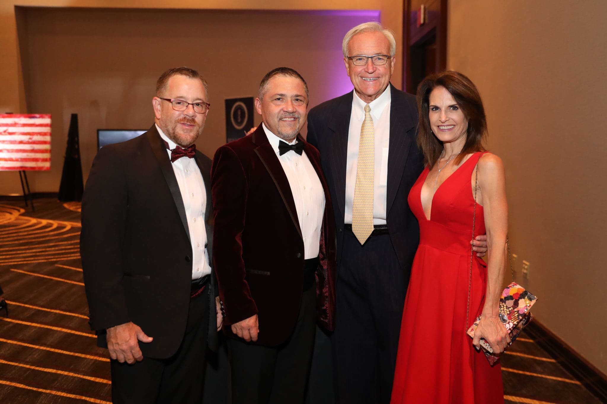 Shelby Kibodeaux & Bruce Padilla, Bill King, Kim Craig (Photo by Priscilla Dickson)