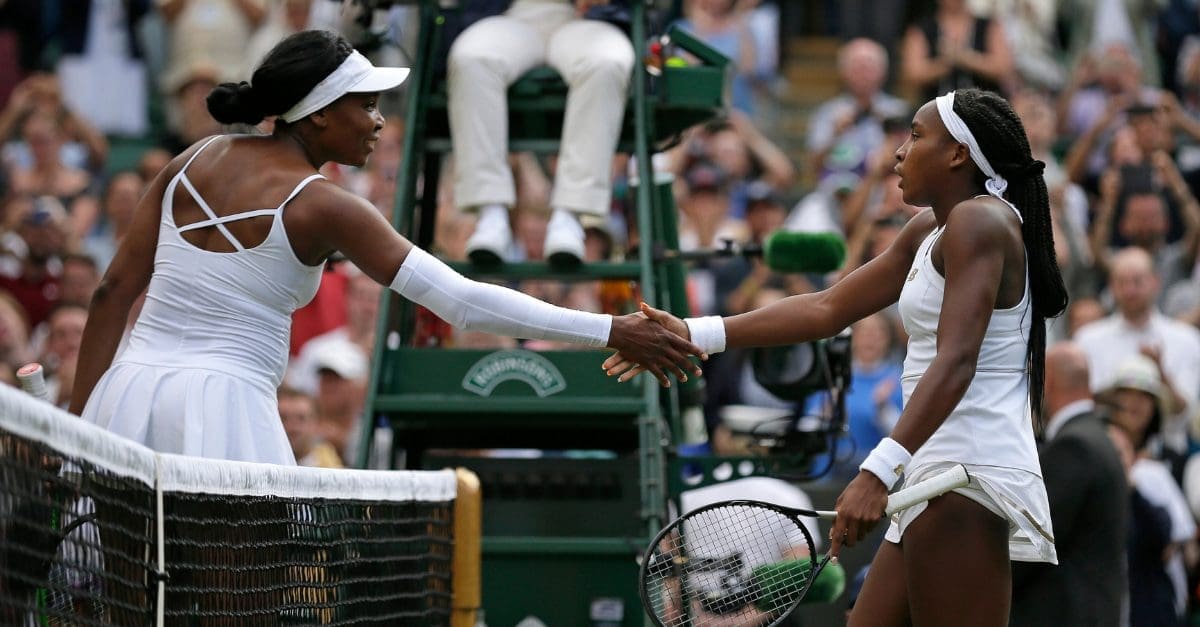 After becoming the youngest player in the Open era to qualify for Wimbledon, Gauff beats Venus Williams in the 1st round. 