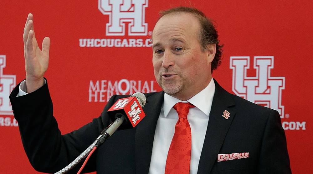 Dana Holgorsen's mission at the University of Houston is hardly an easy one.