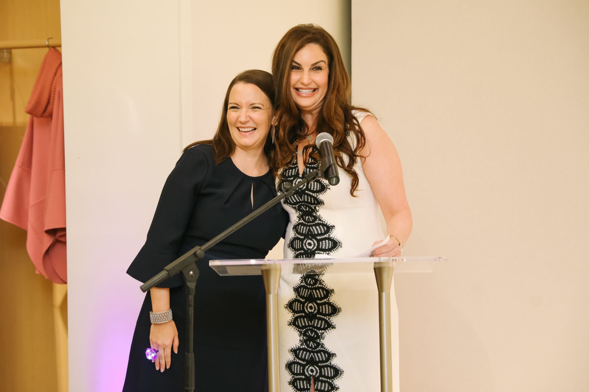 March of Dimes state director Darcie Wells, luncheon chair Brigitte Kalai (Photo by Johnny Than)