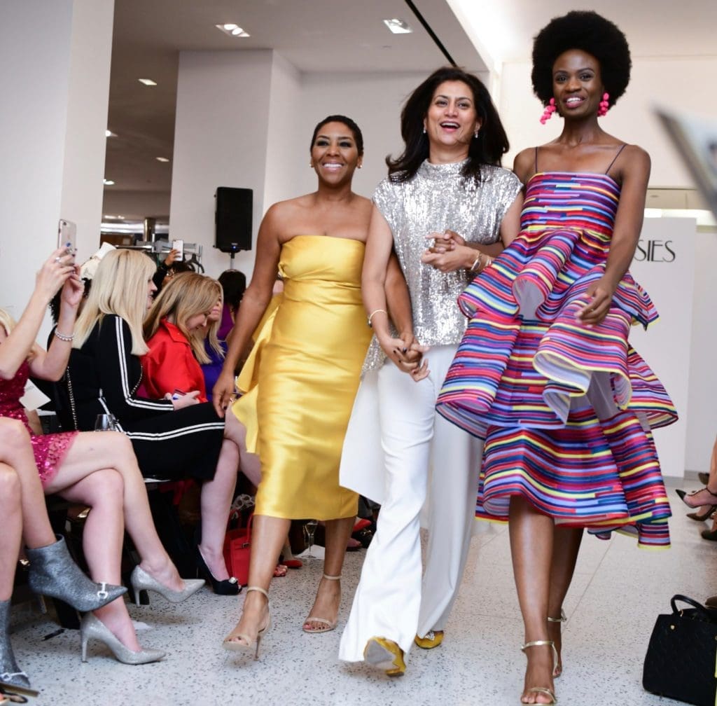 Hope Ewing, Babi Ahluwalia, model (Photo by Daniel Ortiz)
