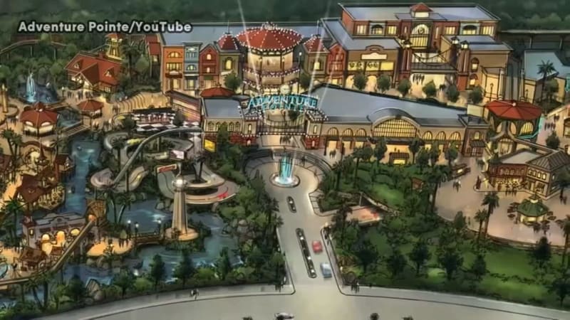 Adventure Pointe theme park brought grand visions, but now it's been abandoned.