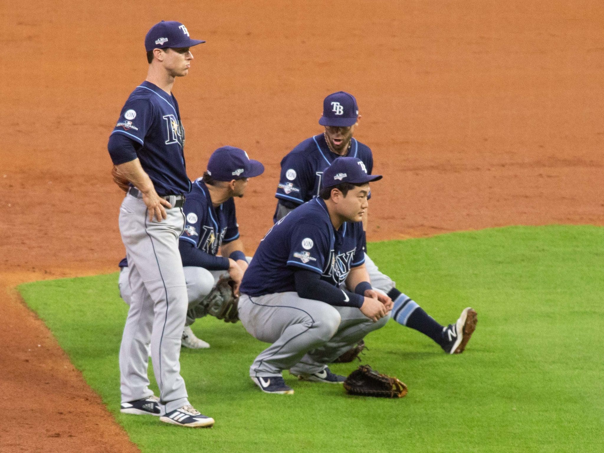 The Tampa Bay Rays could only watch their season come to an end. (Photo by F. Carter Smith)