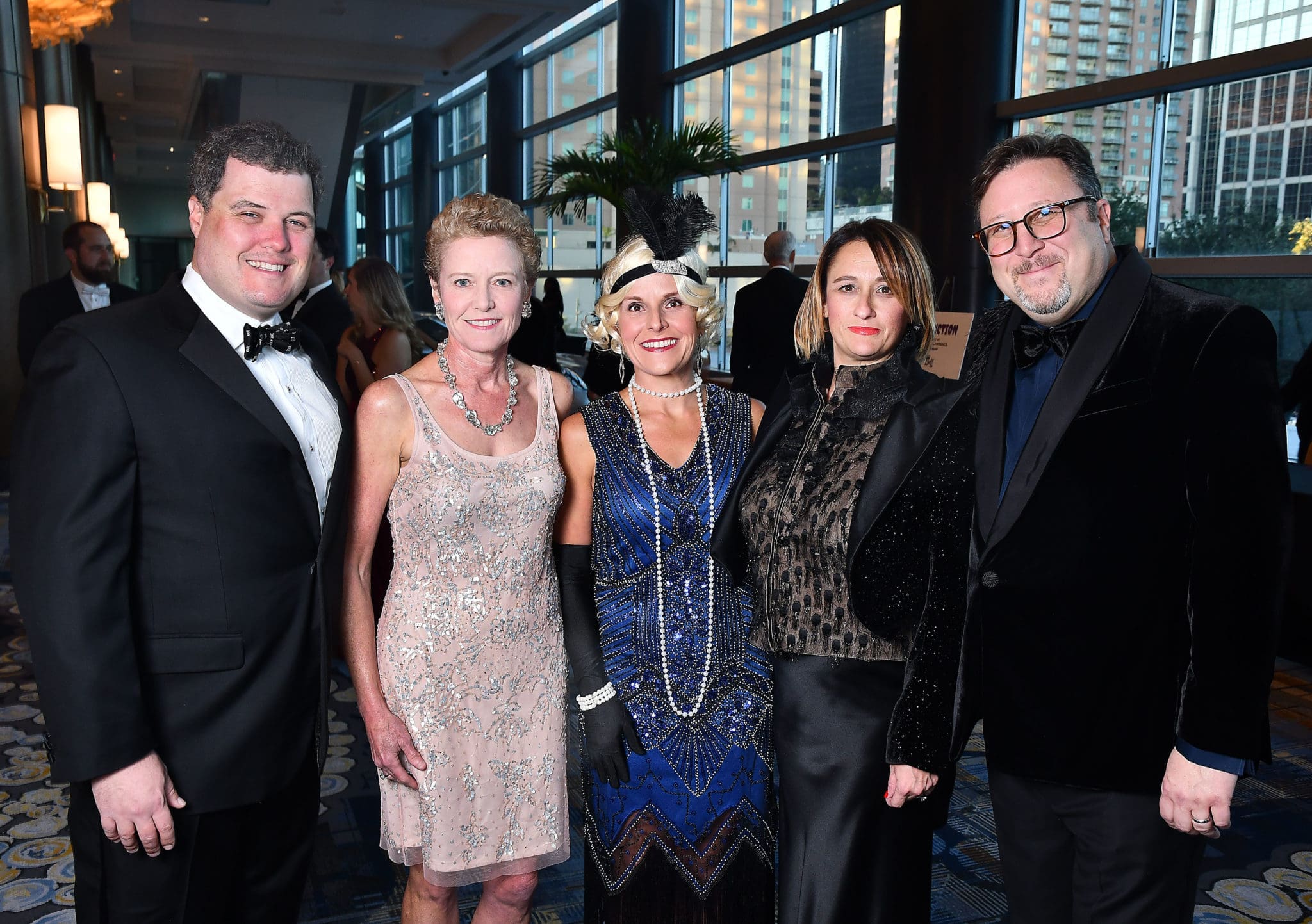 Jack Bellows, Laura Bellows, Maggie Stacy, Liliya & Matt Kades at the Ronald McDonald House Boo Ball (Photo by Dave Rossman)