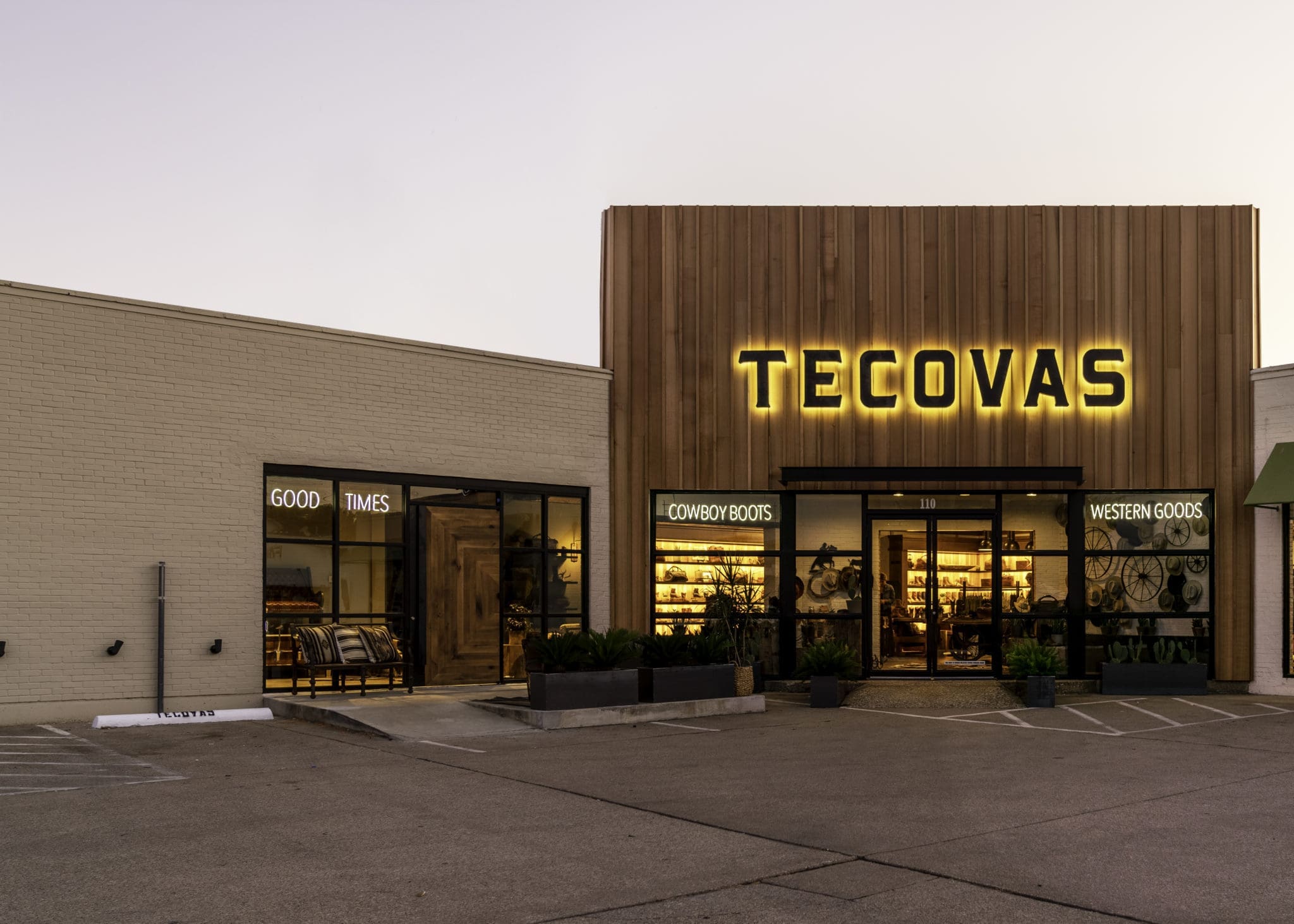 The western wear store is now open on Henderson Avenue.