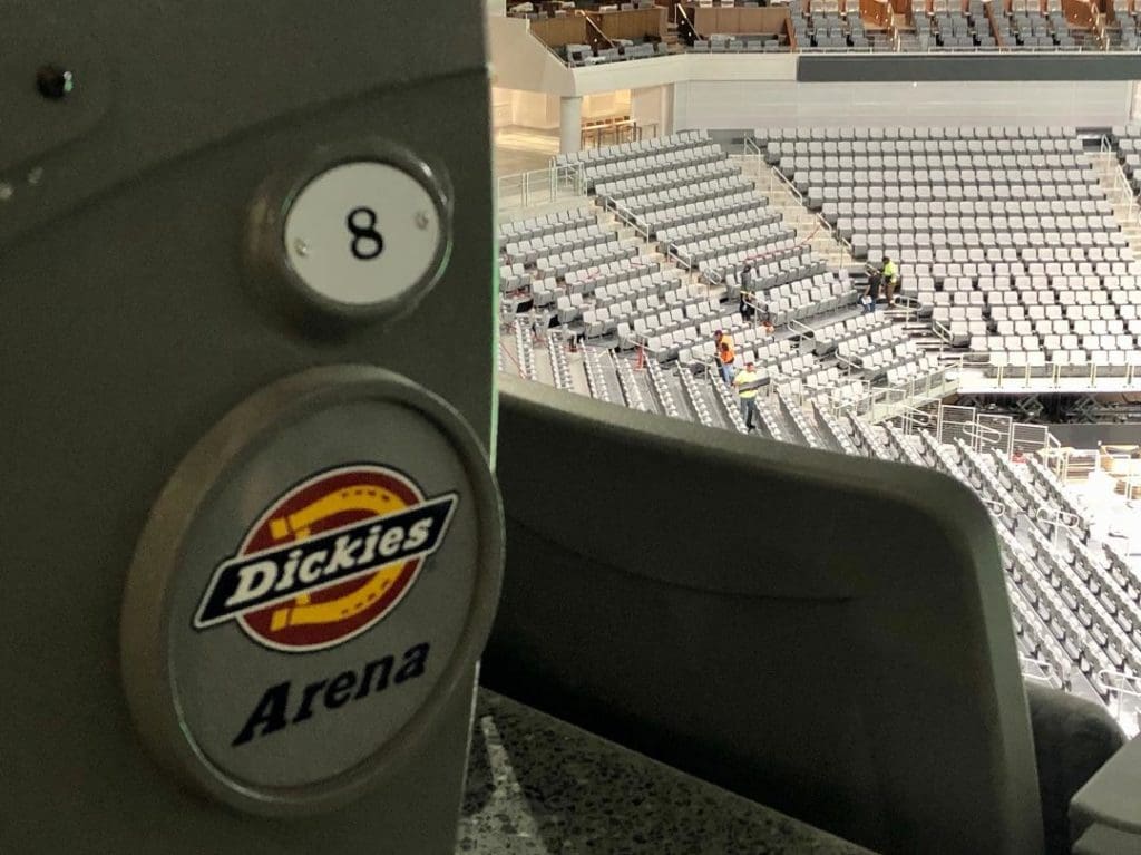 Dickies Arena is unlike anything Fort Worth has ever had before. (Photo by Courtney Dabney)