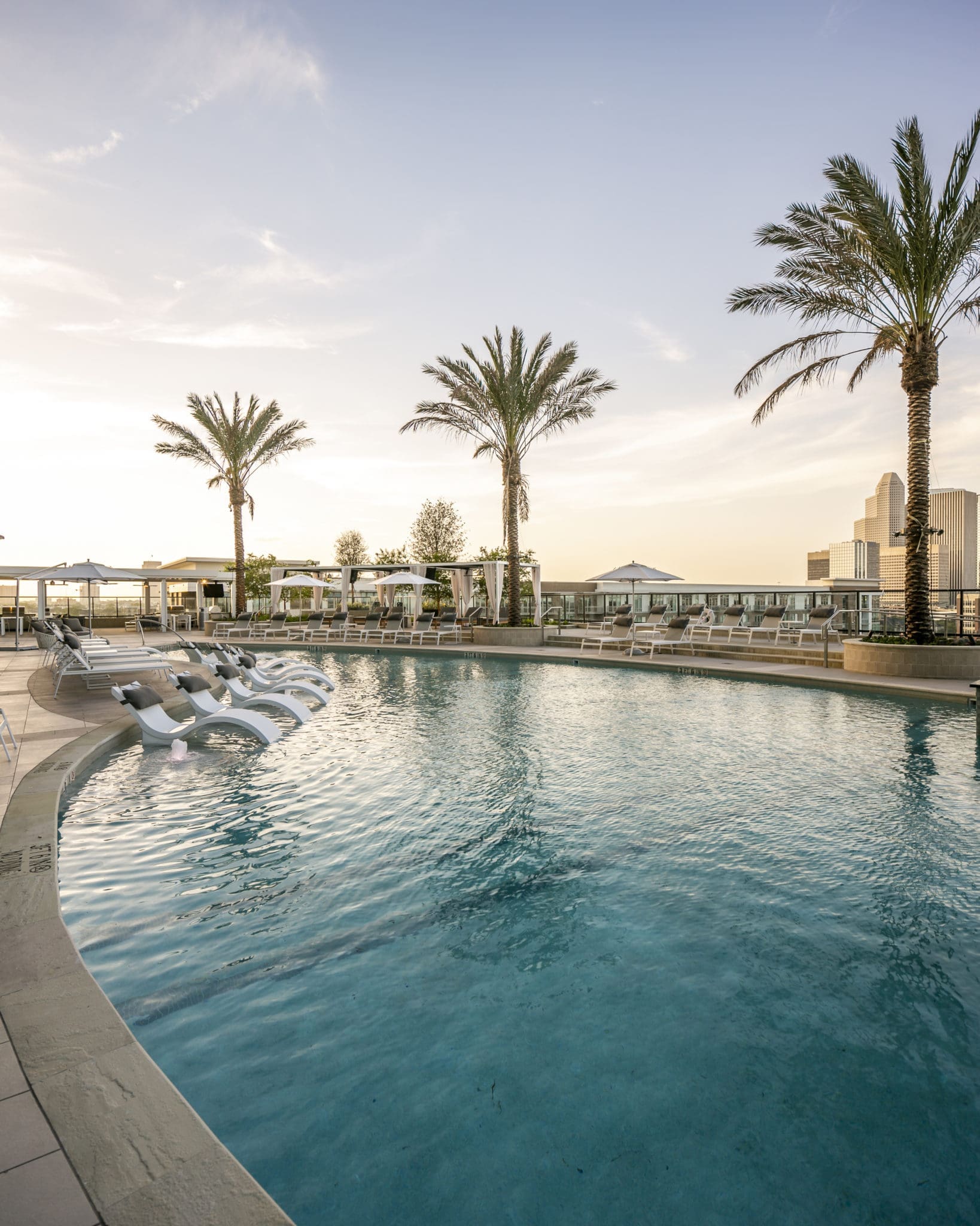Drewery Place's pool is resort worthy. This is a true retreat in Midtown Houston.