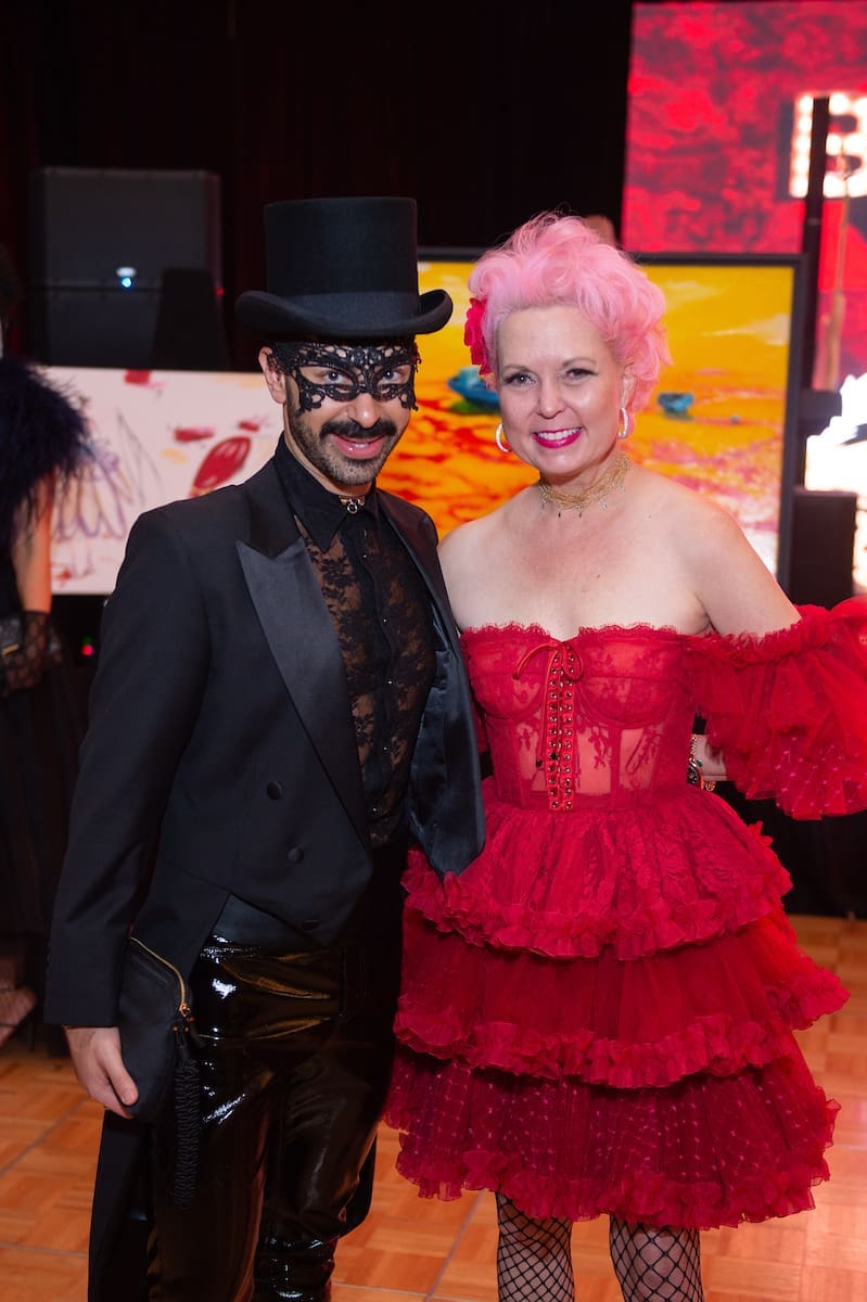 Fady Armanious, Vivian Wise at the Arthritis Foundation Bone Bash (Courtesy photo)