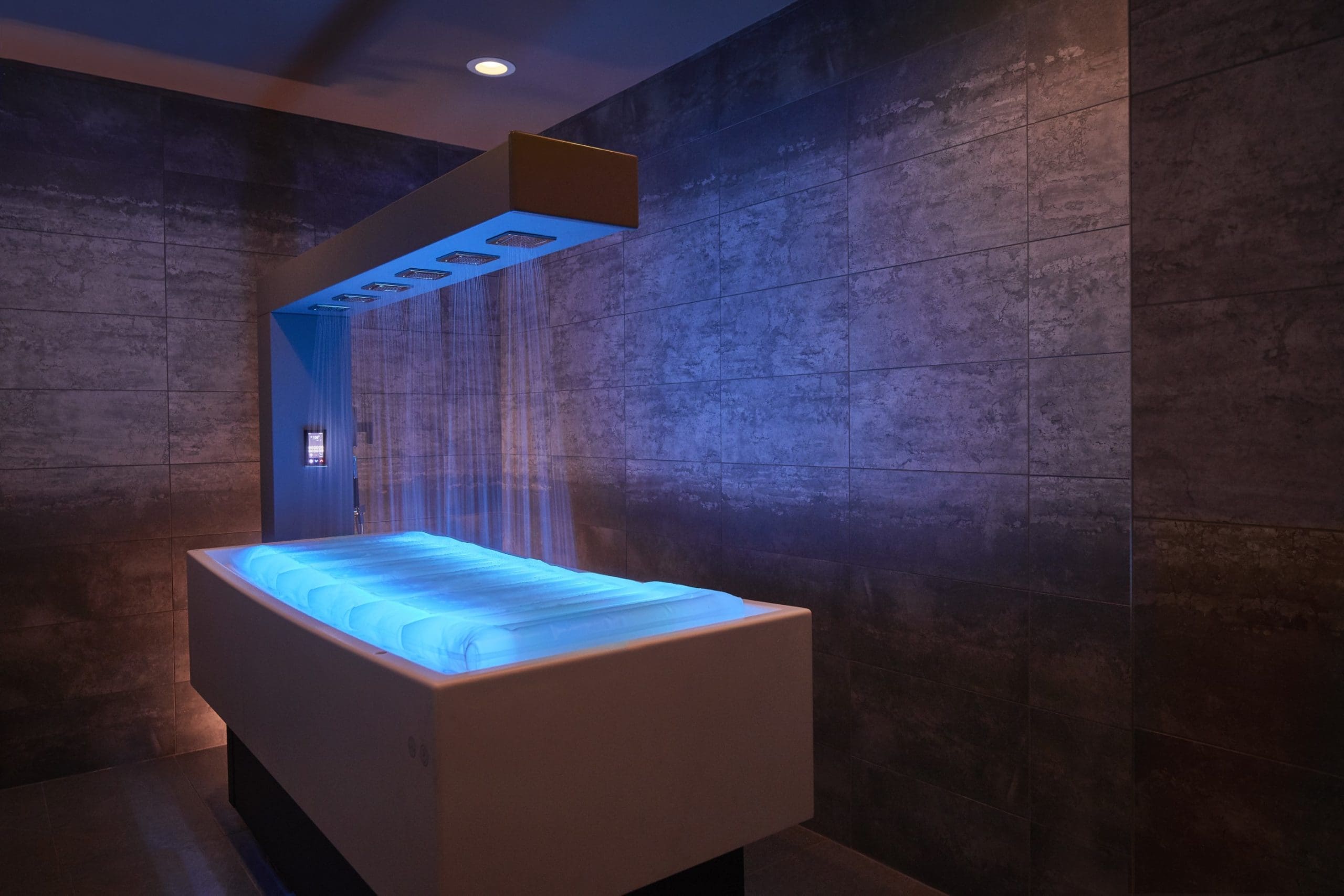 Gharieni Libra Water Table at Bergamos spa.