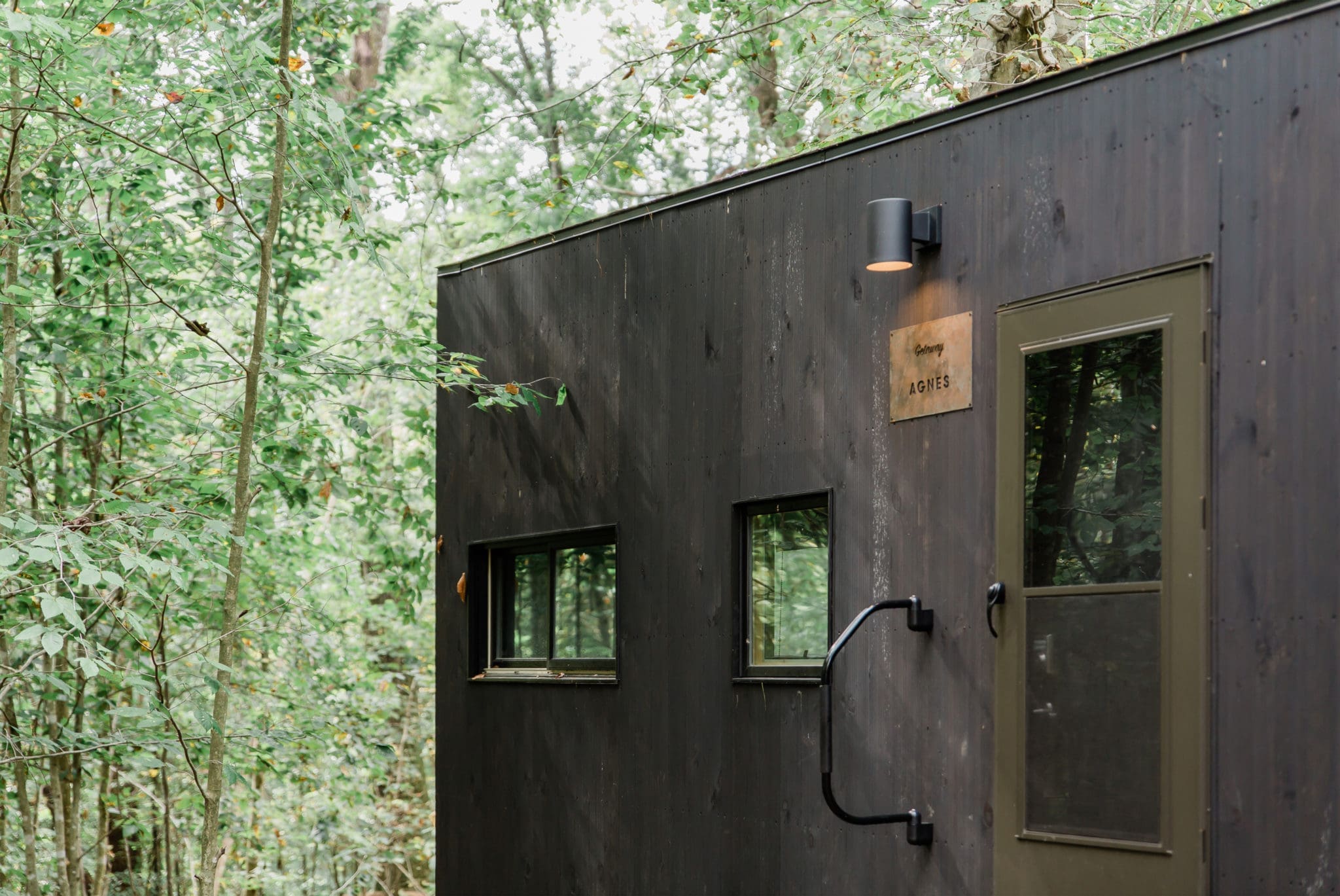 Each cabin is named after a staff member's grandparent and are easy to locate at the outpost. 