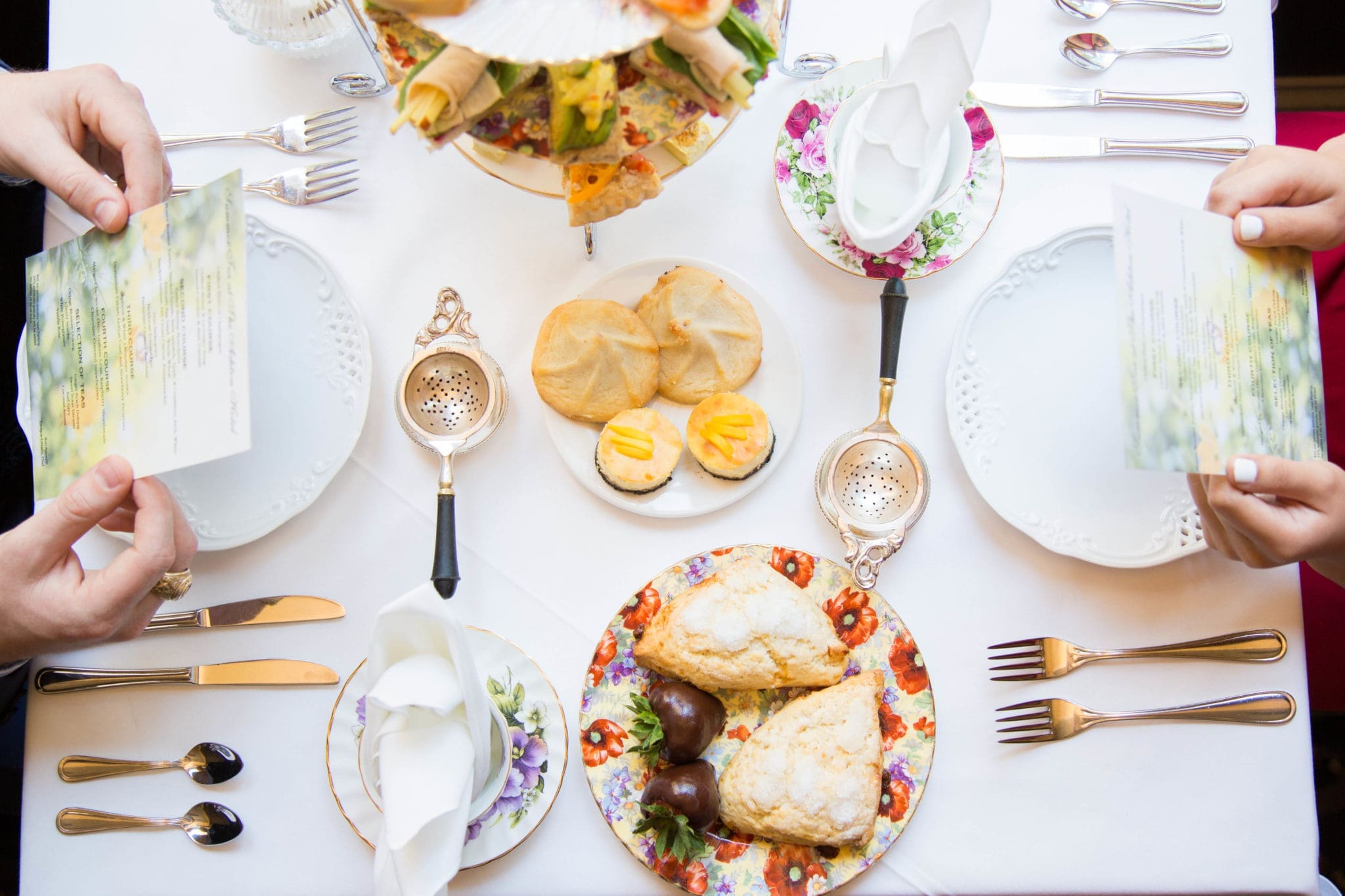 The Ashton's tea service reaches a new festival level during the holidays.