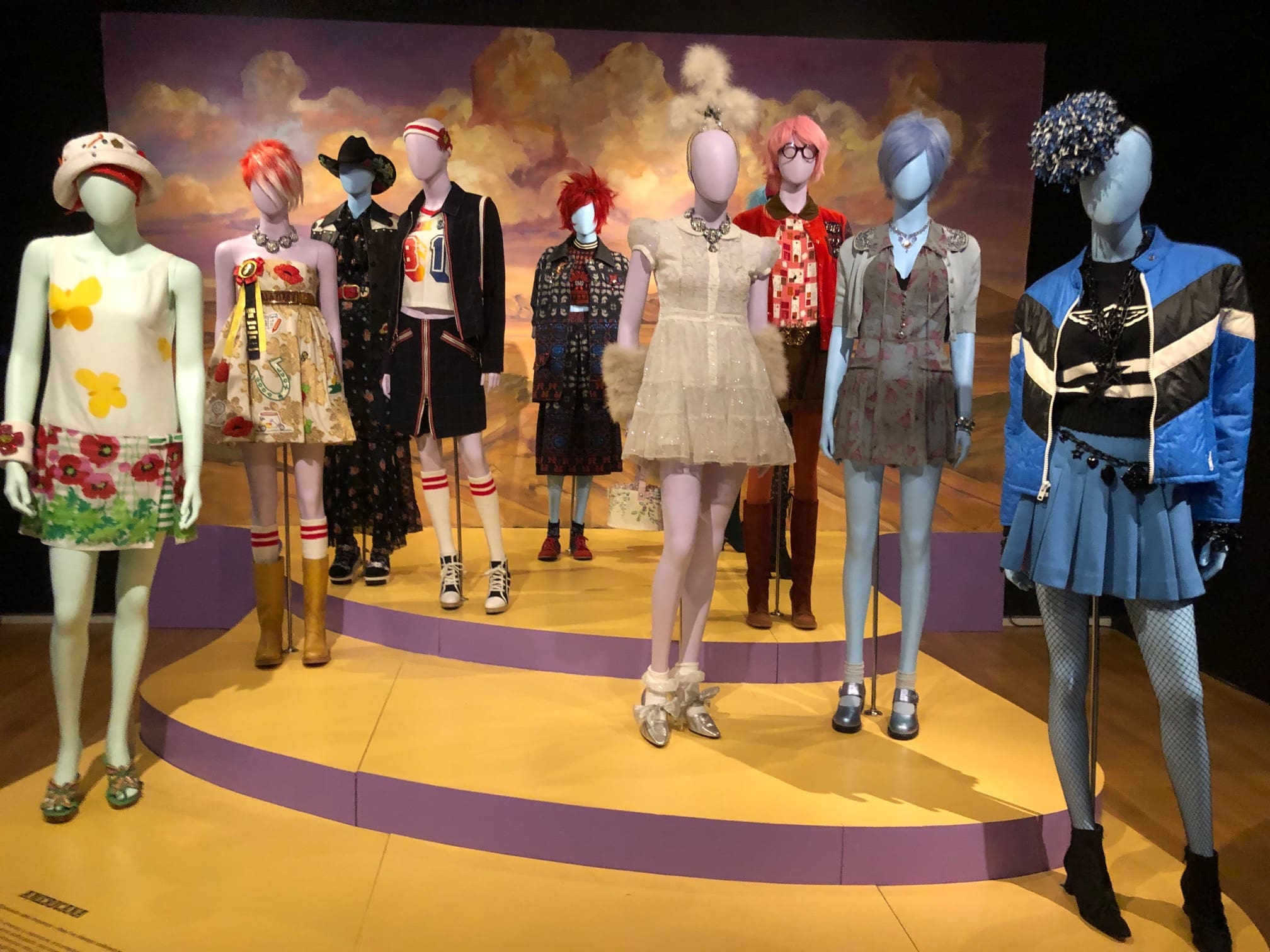 "The World of Anna Sui" exhibition includes the designer's surfer phase. (Photo by Clifford Pugh)
