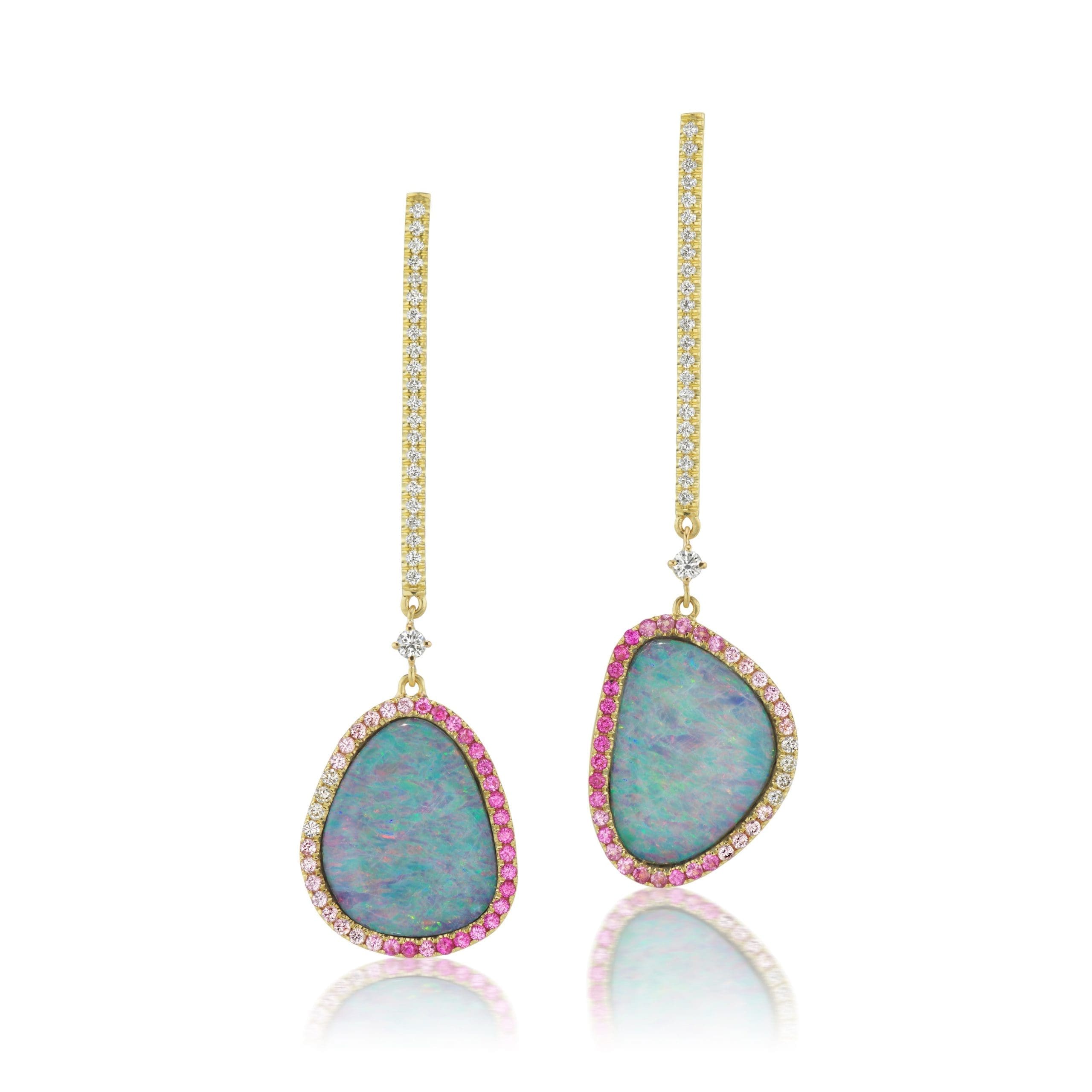 Ombre opals were a dazzling favorite.