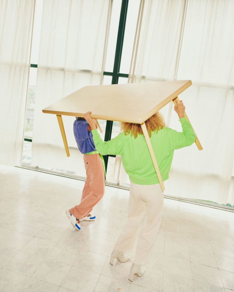 Lightweight tables.