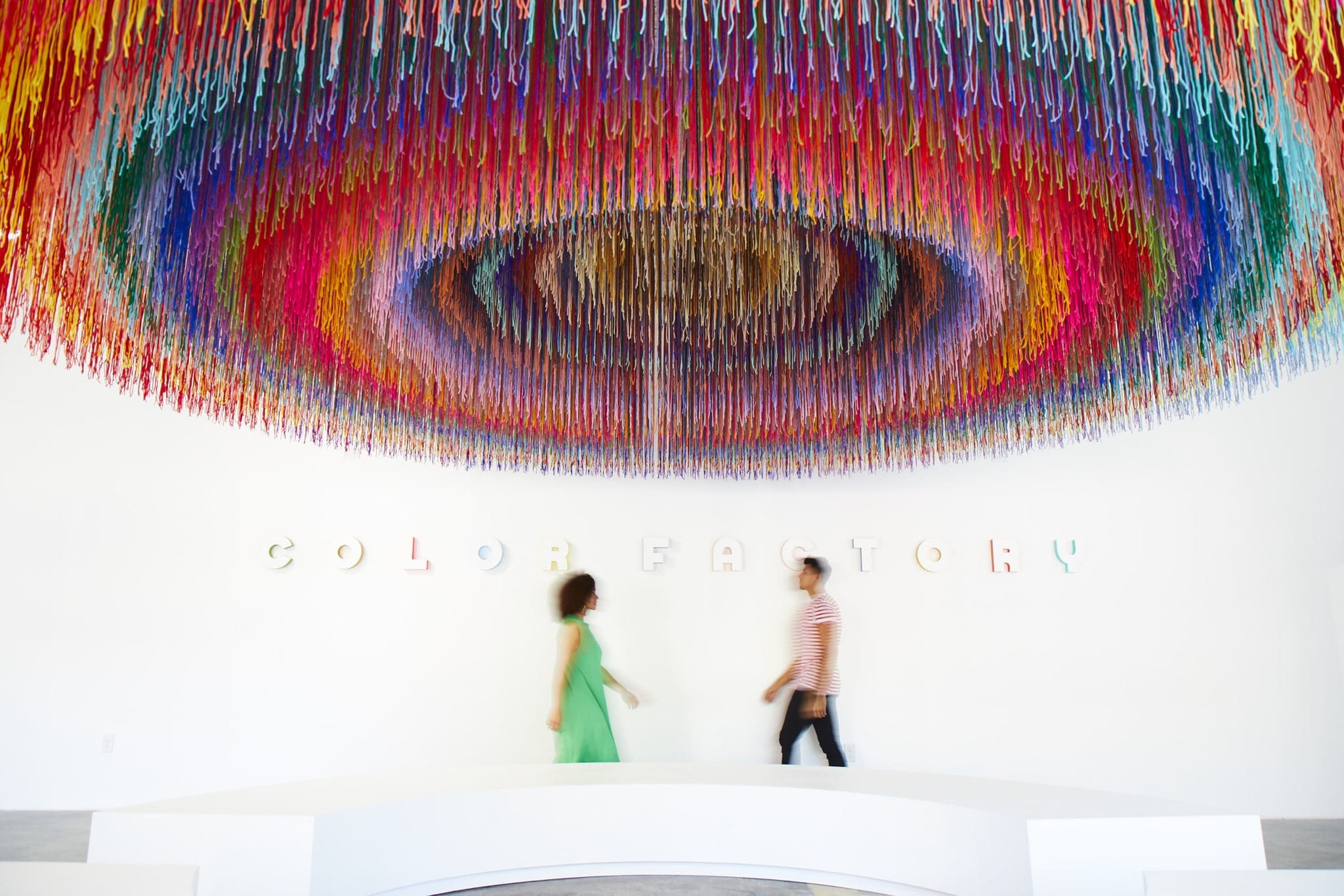 Color Factory Houston lobby