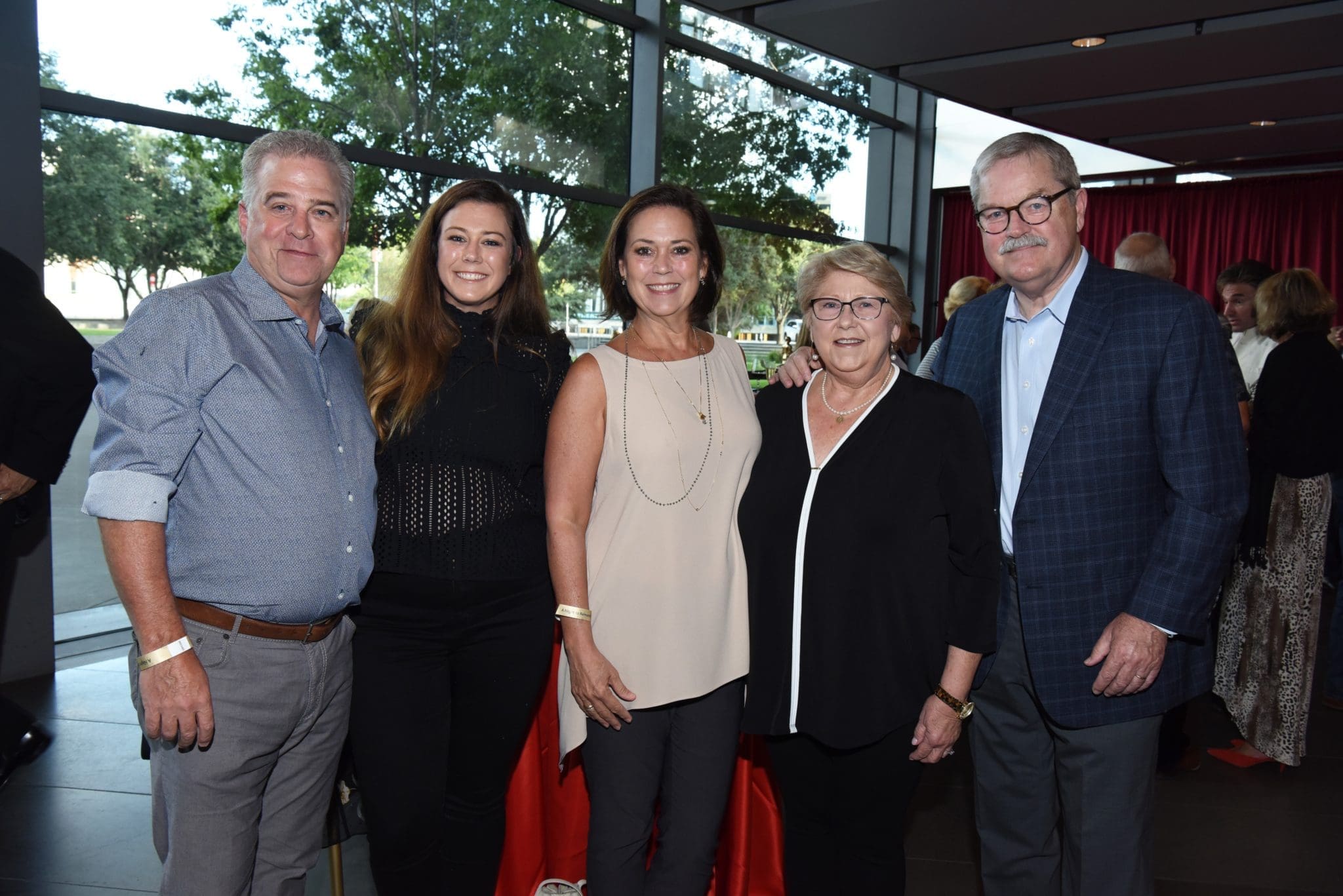 Jon Halbert, Lindsey Halbert Gill, Linda Halbert, Brenda and Larry James (Photo by Kristina Bowman)