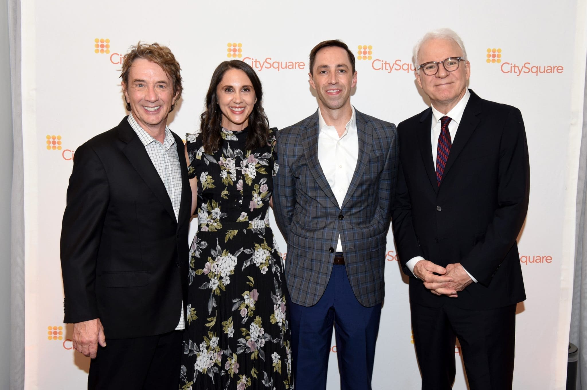 Martin Short, Lynette and Nate Christensen, Steve Martin (Photo by Kristina Bowman)