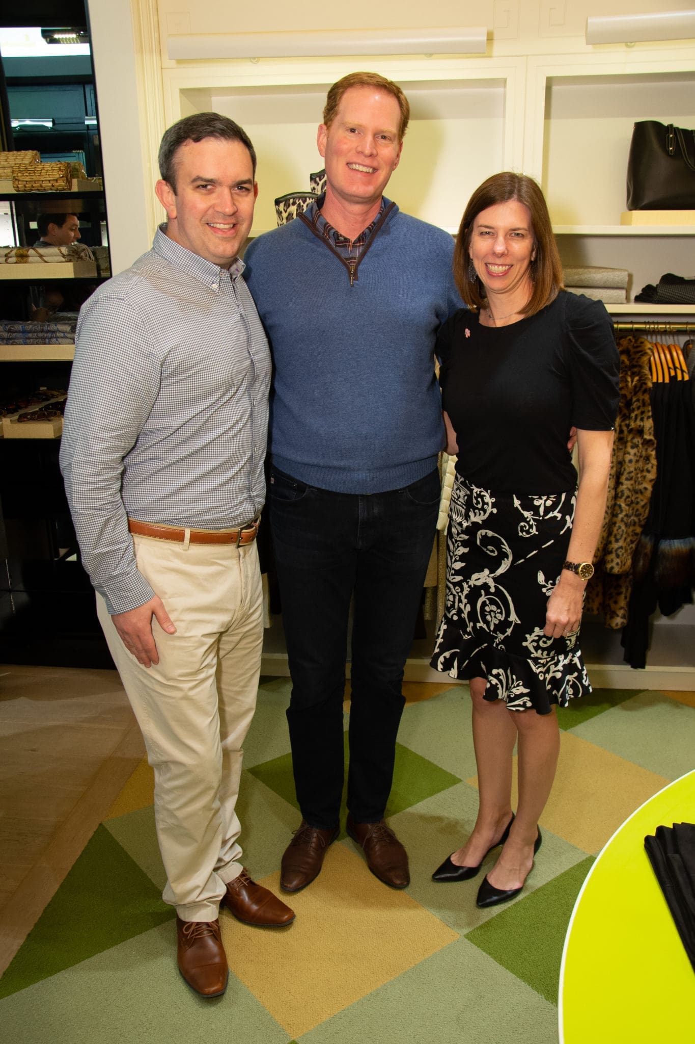 Mark Folkes, Christopher Johnston, Kristi Gollwitzer (Photo by Emile C. Browne)