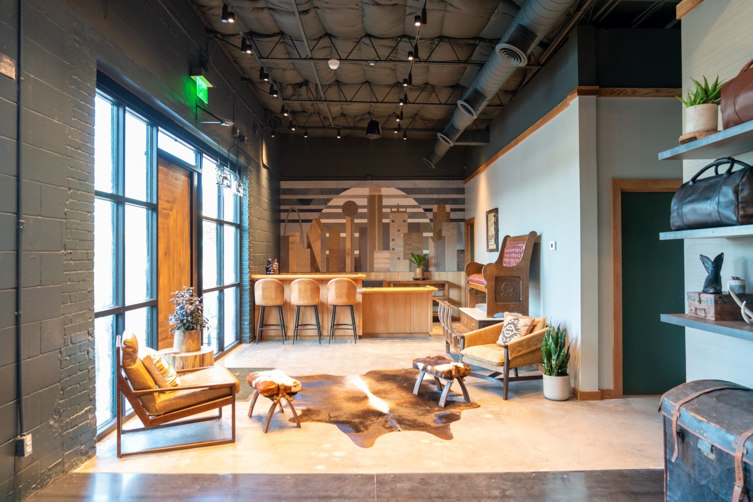 The interior is made to feel homey and comfortable.