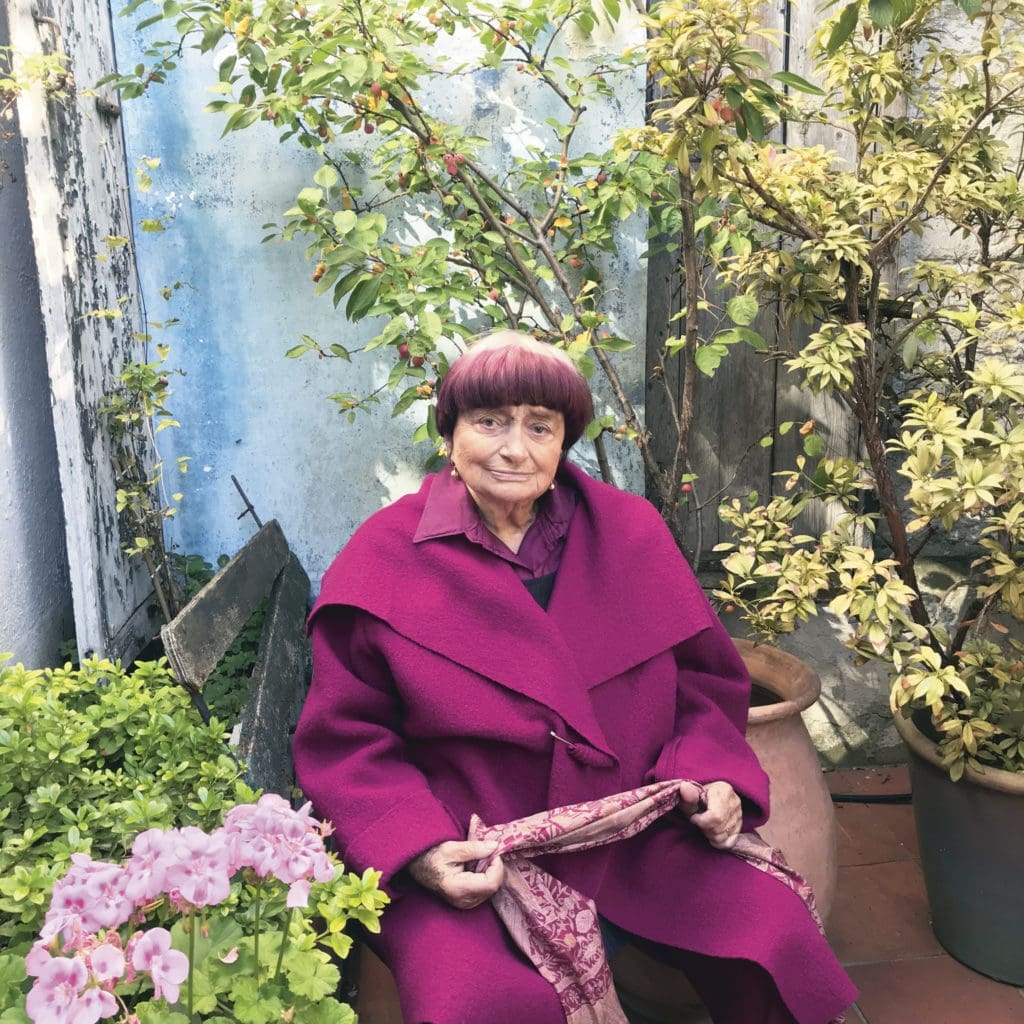 The late Agnés Varda in her autobiographical documentary, "Varda by Agnés," which shows Sunday, November 17, at the Museum of Fine Arts, Houston, at 1 pm.