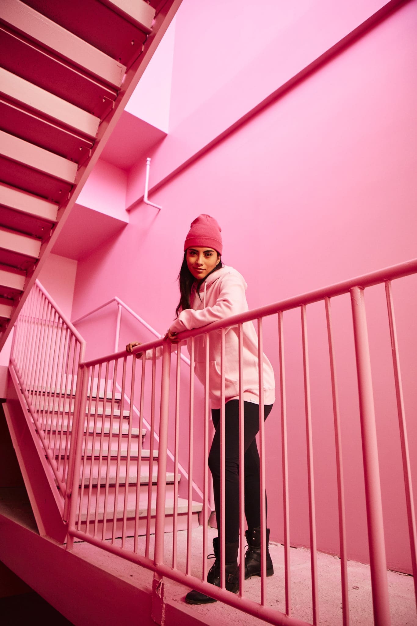 In the pink at Color Factory Houston. (Photo by Cody Bess)