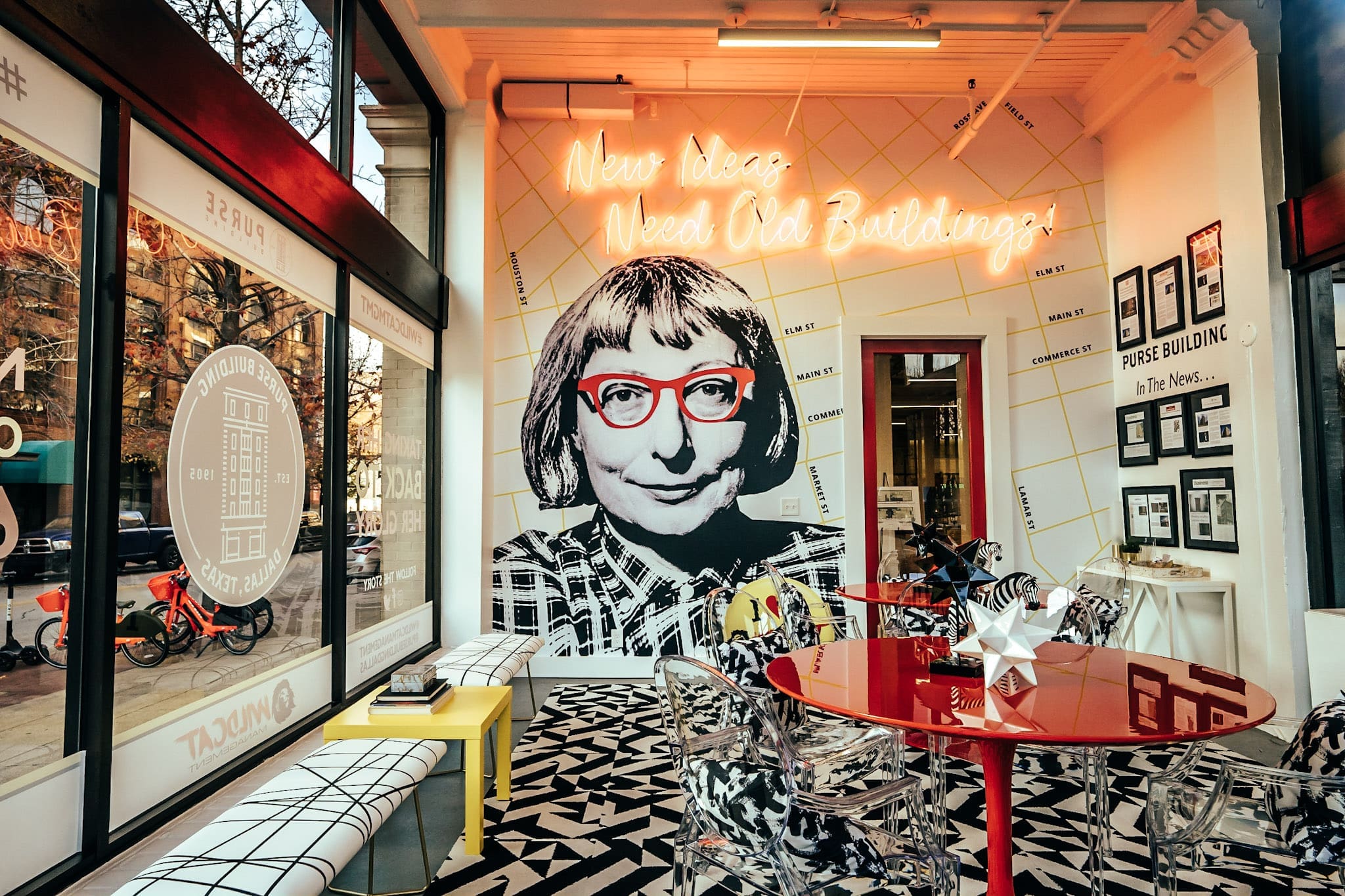 "New ideas need old buildings."- Jane Jacobs
