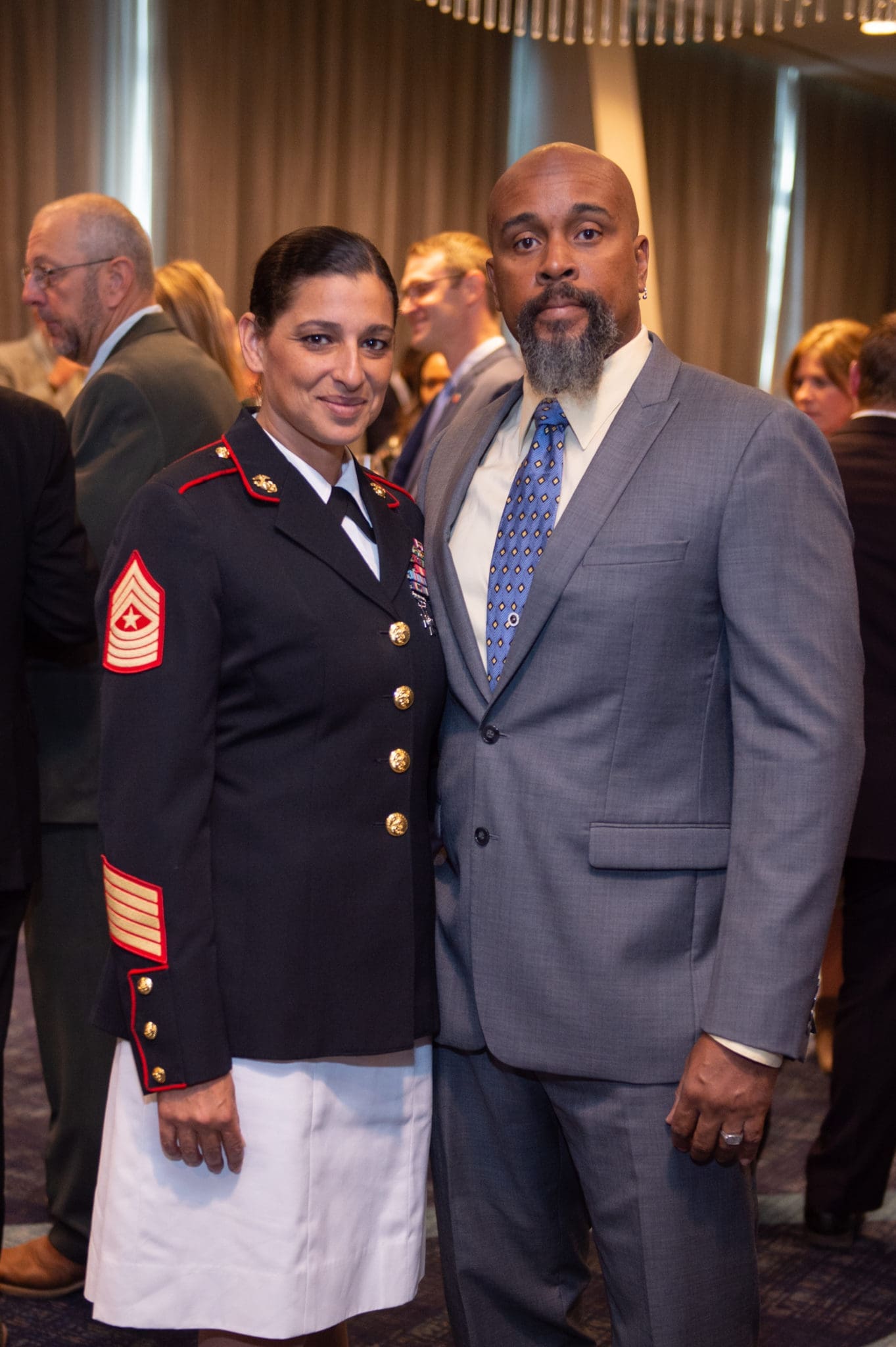 Sgt. Major Nadya Yassalopez USMC, guest (Photo by Wilson Parish)