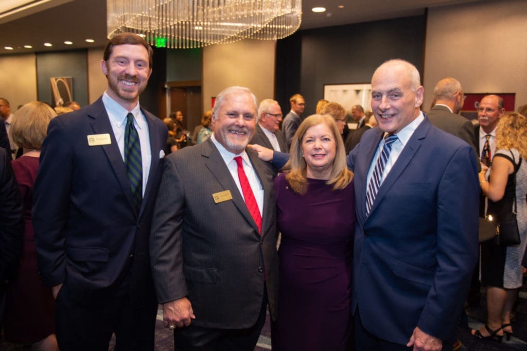 Knox Nunnally, Chuck Scianna, Karen & Gen. John Kelly USMC (Ret.) (Photo by Wilson Parish)