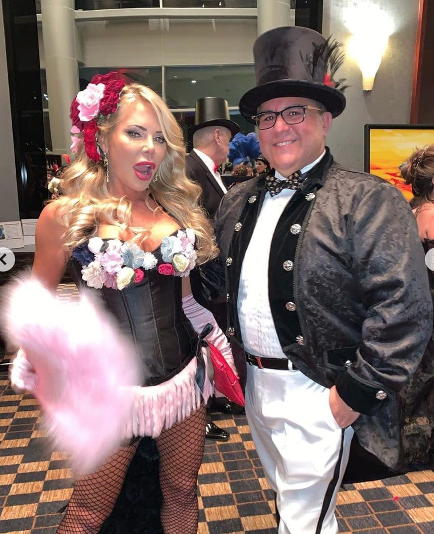 Amanda Mills, Dr. Roland Maldonado at the Arthritis Foundation Bone Bash