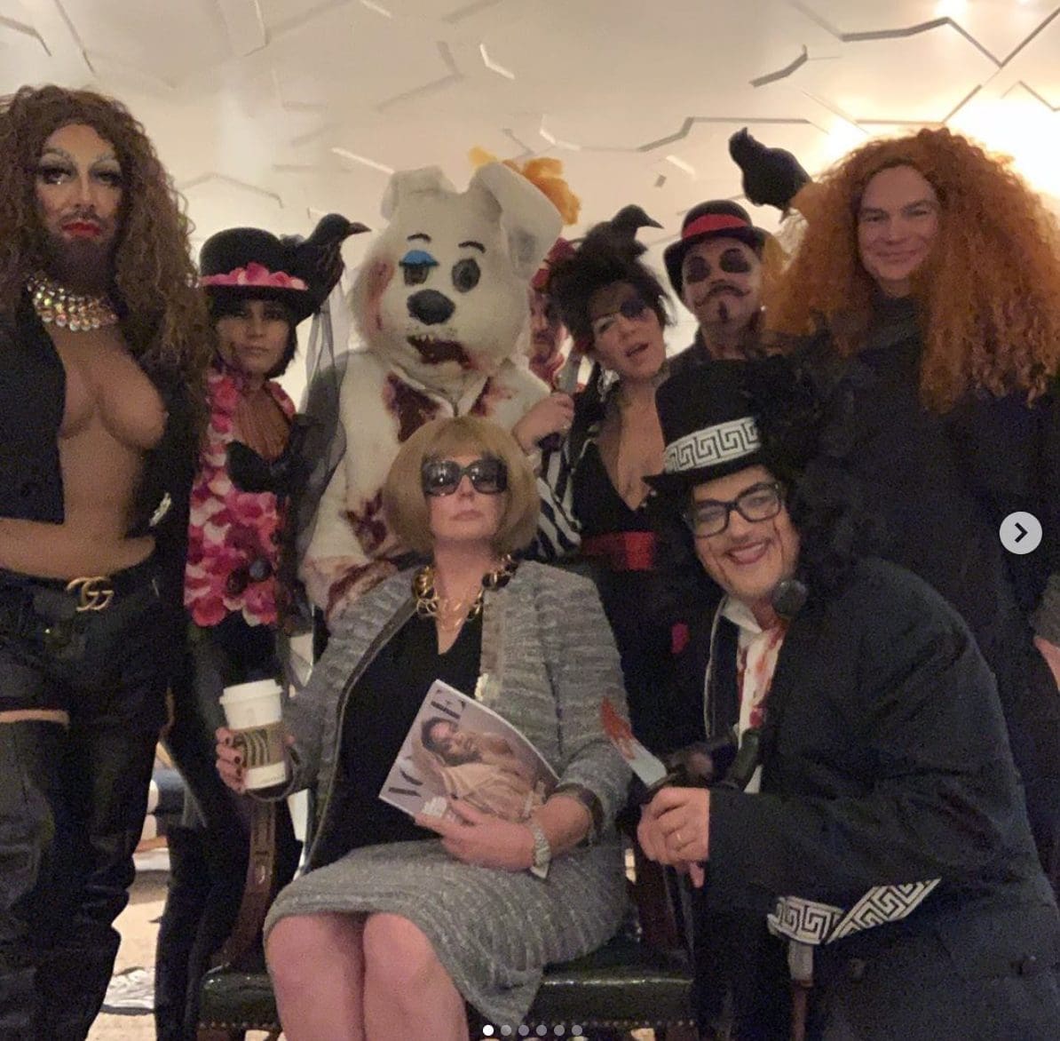 Houston and Dallas mix it up at Nancy Rogers' Halloween bash, themed The Greatest Show on Earth. Ceron, Todd Fiscus, Suzanne & David Droese and friends