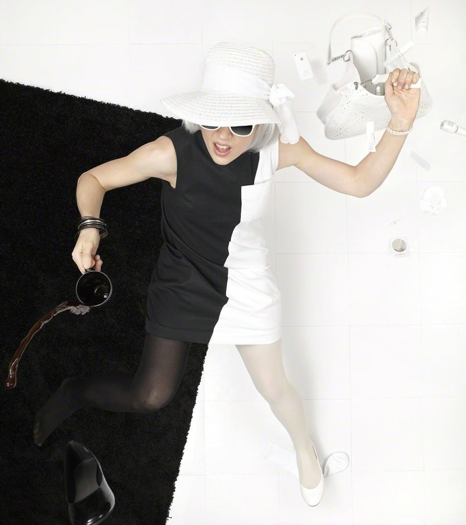 Margeaux Walter's "Borderline," 2015,  is a Pop and fashion-influenced work from one of the feminist voices in the Foto Relevance stable.  