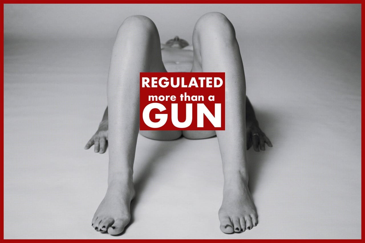 Cressandra Thibodeaux's "Regulated More Than a Gun," 2018, at 14 Pews