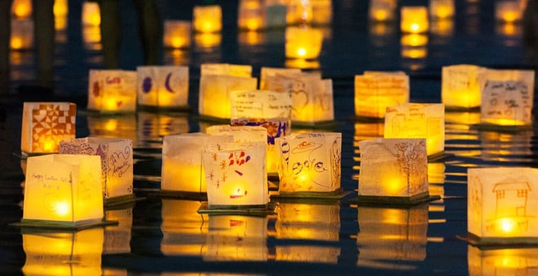 Help light up the lake at Dallas Water Lantern Festival. 