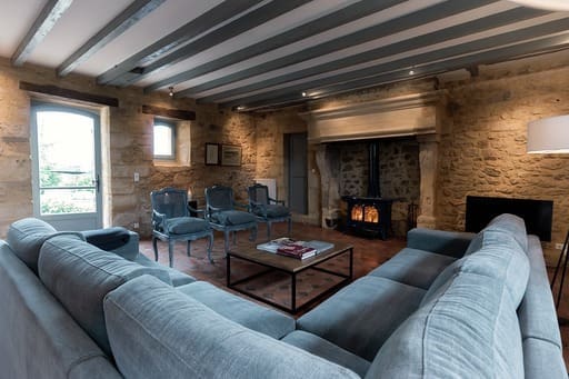 Le Mas is cozy as can be. 