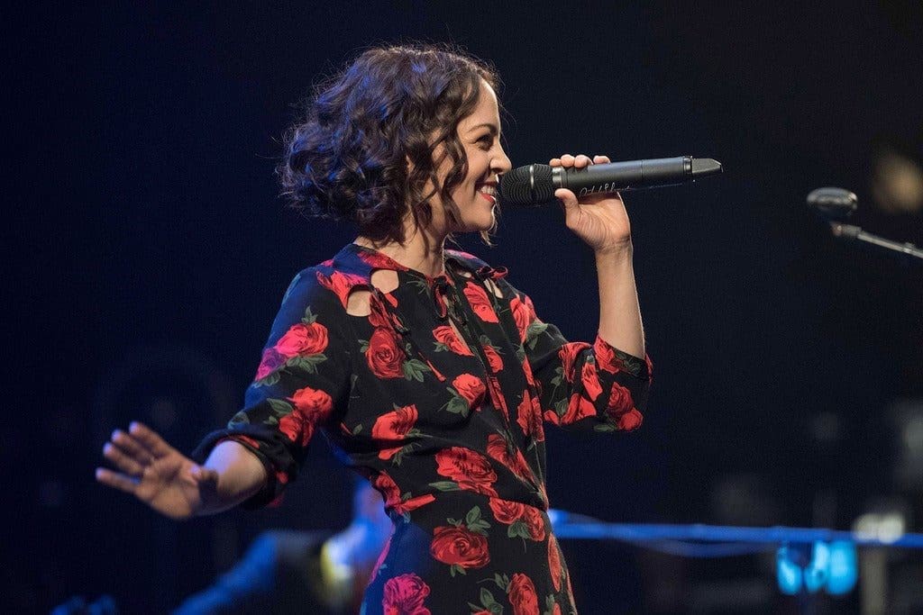 Natalia Lafourcade plays a rare set at Revention Music Center Wednesday, October 9.
