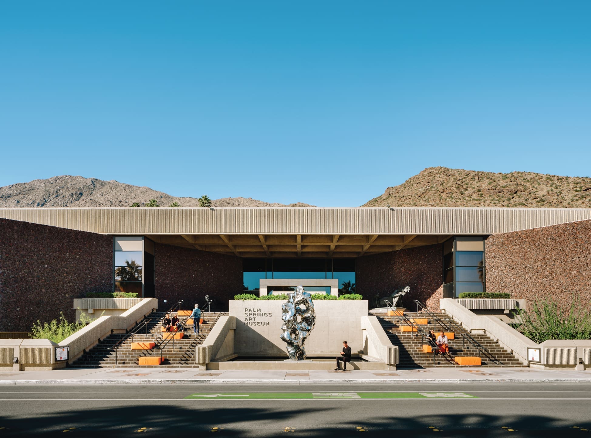 The Palm Springs Art Museum houses a permanent collection of modern and contemporary pieces, as well as rotating exhibitions.