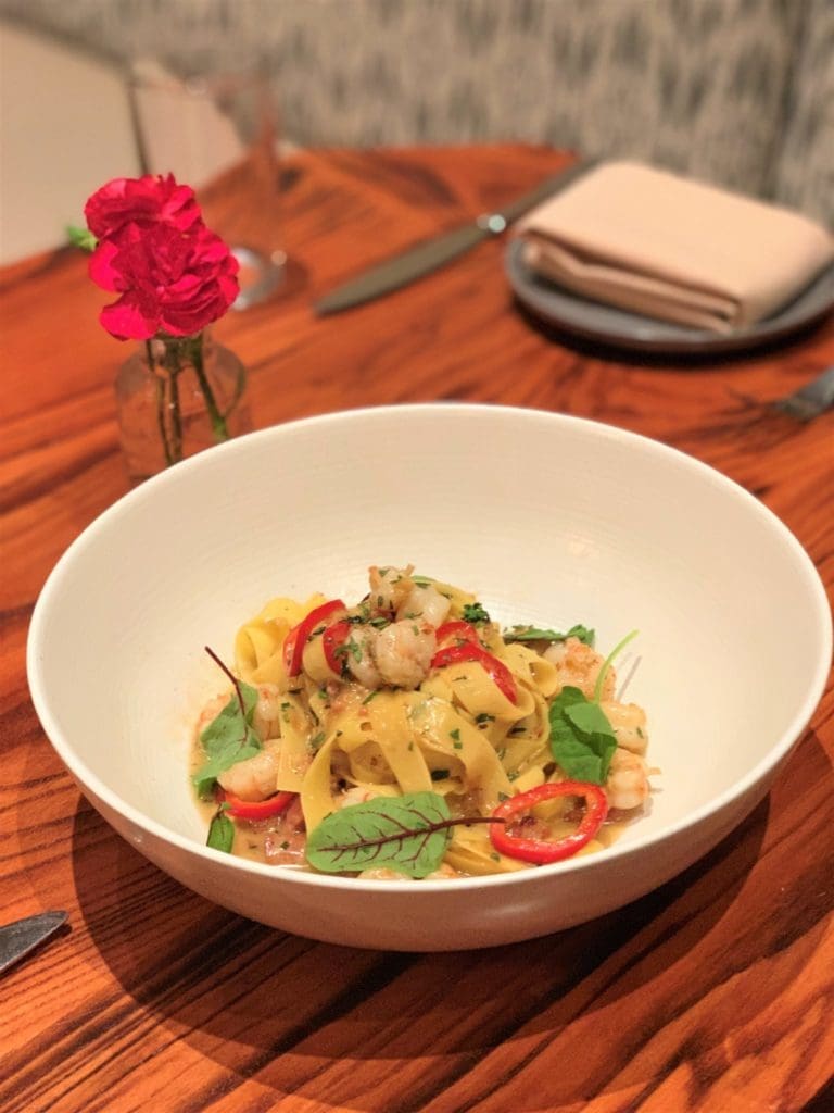 The tagliatelle at Tulum restaurant is just one of the dishes to swoon over.