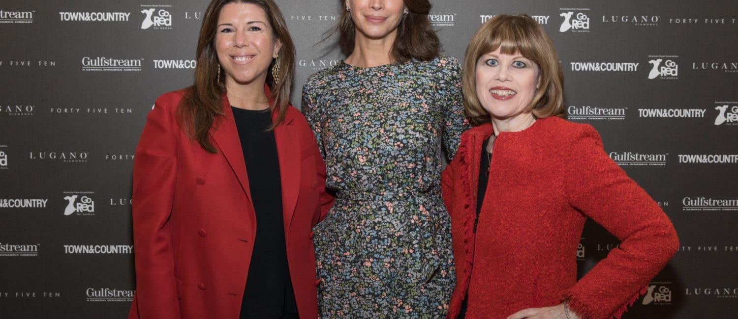 Stellene Volandes, Christy Turlington Burns, Nancy Brown
