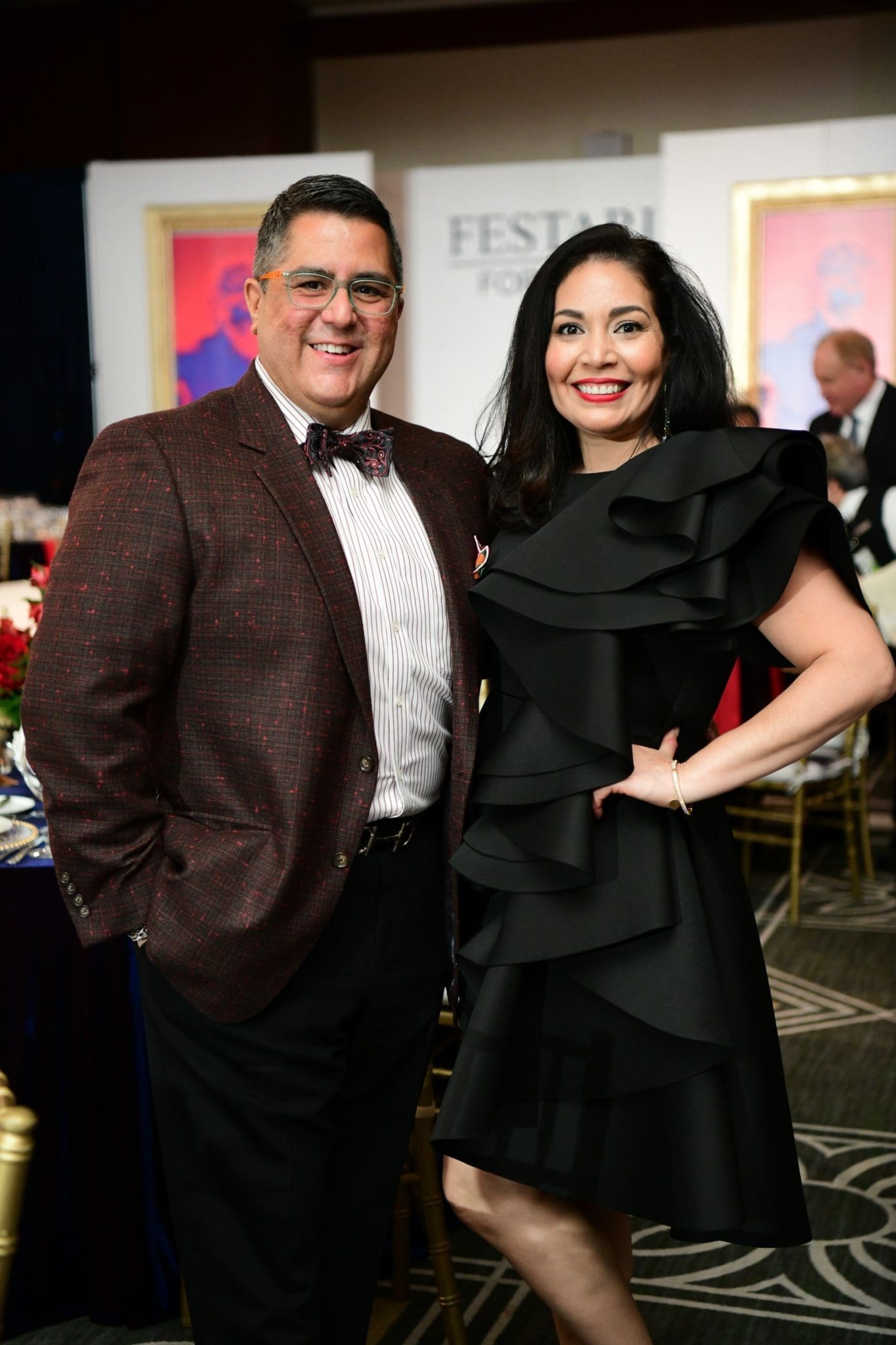 Dr. Roland Maldonado, Enid Sanchez (Photo by Daniel Ortiz)