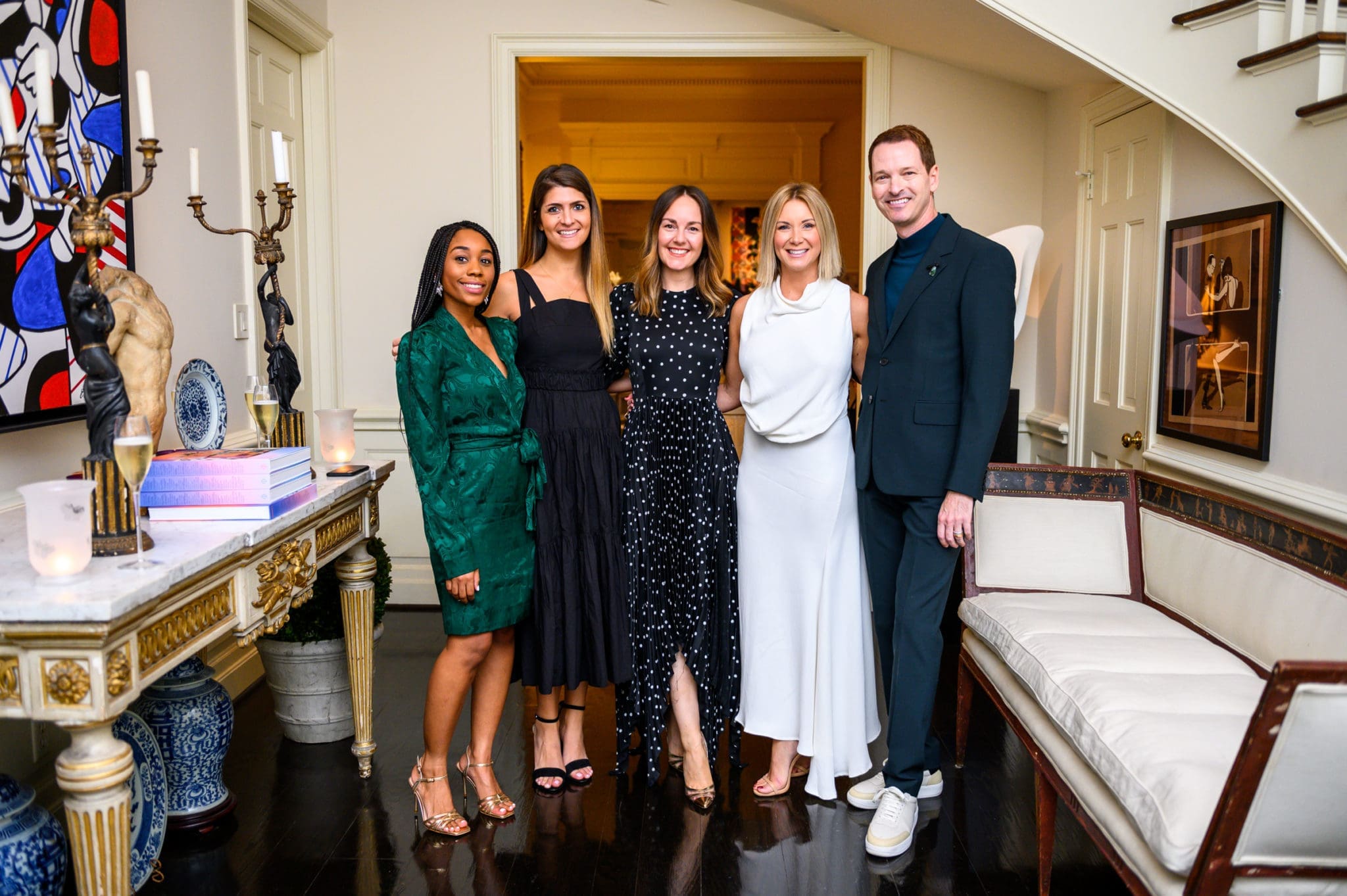 Shay Cauley, guest, Lauren Anderson, Jenny Corona, Brian McCulloch (Photo by Sarah Austin)