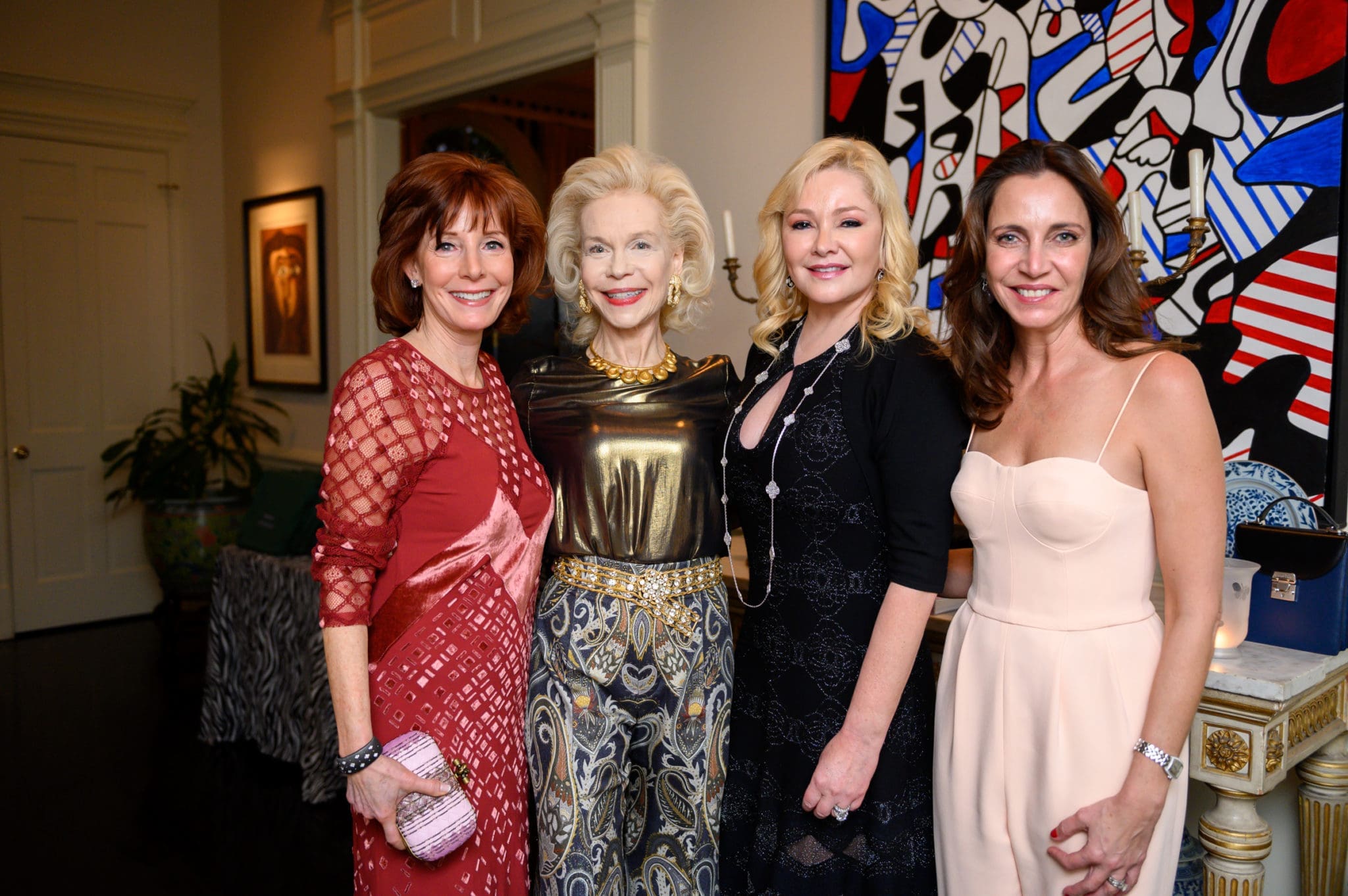 Marcy Taub, Lynn Wyatt, Whitney Crane, Aliyya Stude (Photo by Sarah Austin)
