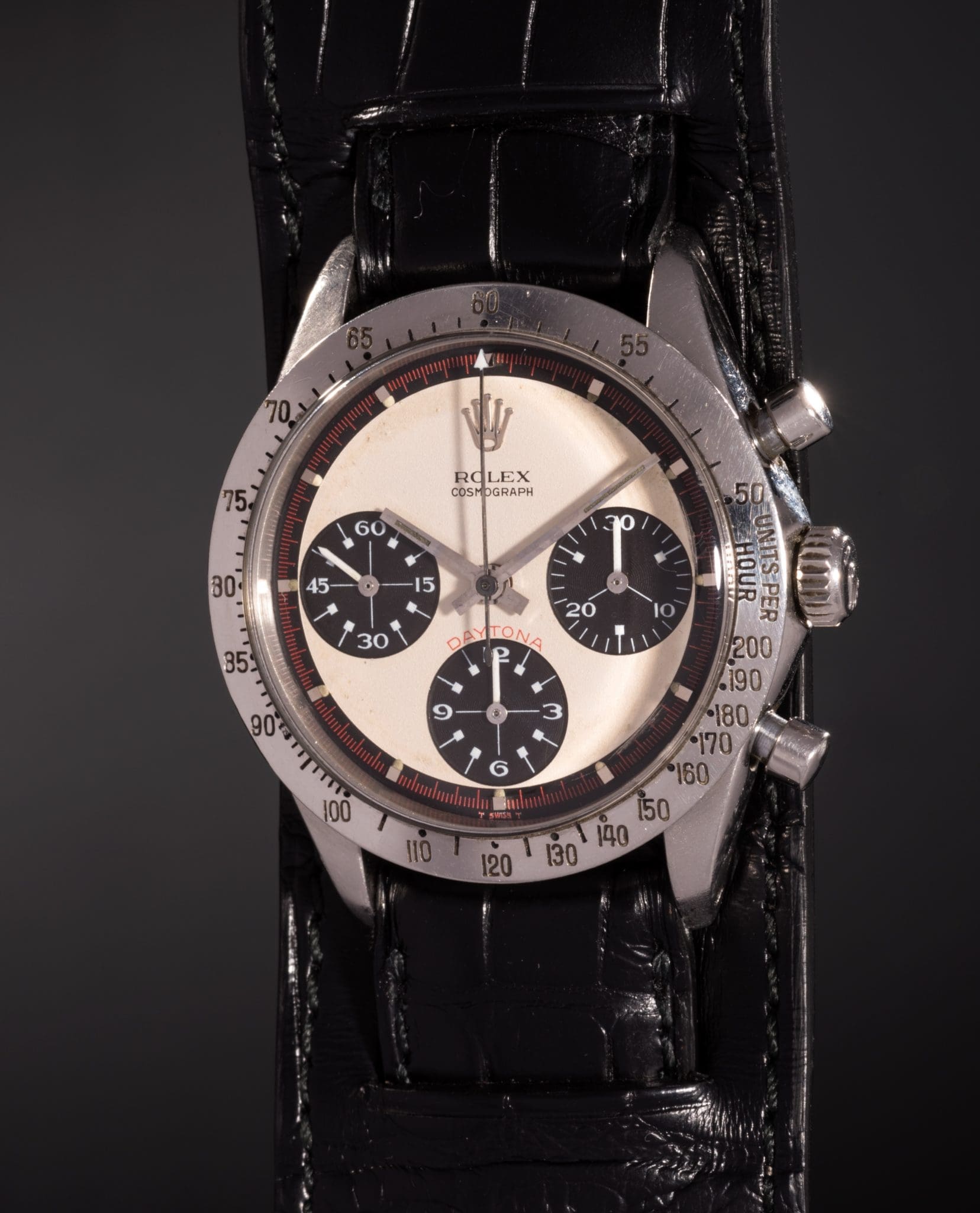 Paul Newman's 1968 Rolex Daytona stainless-steel chronograph sold for $17.8 million.