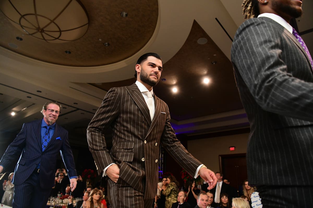Lance McCullers Jr. in au courant pinstripes. (Photo by Daniel Ortiz)