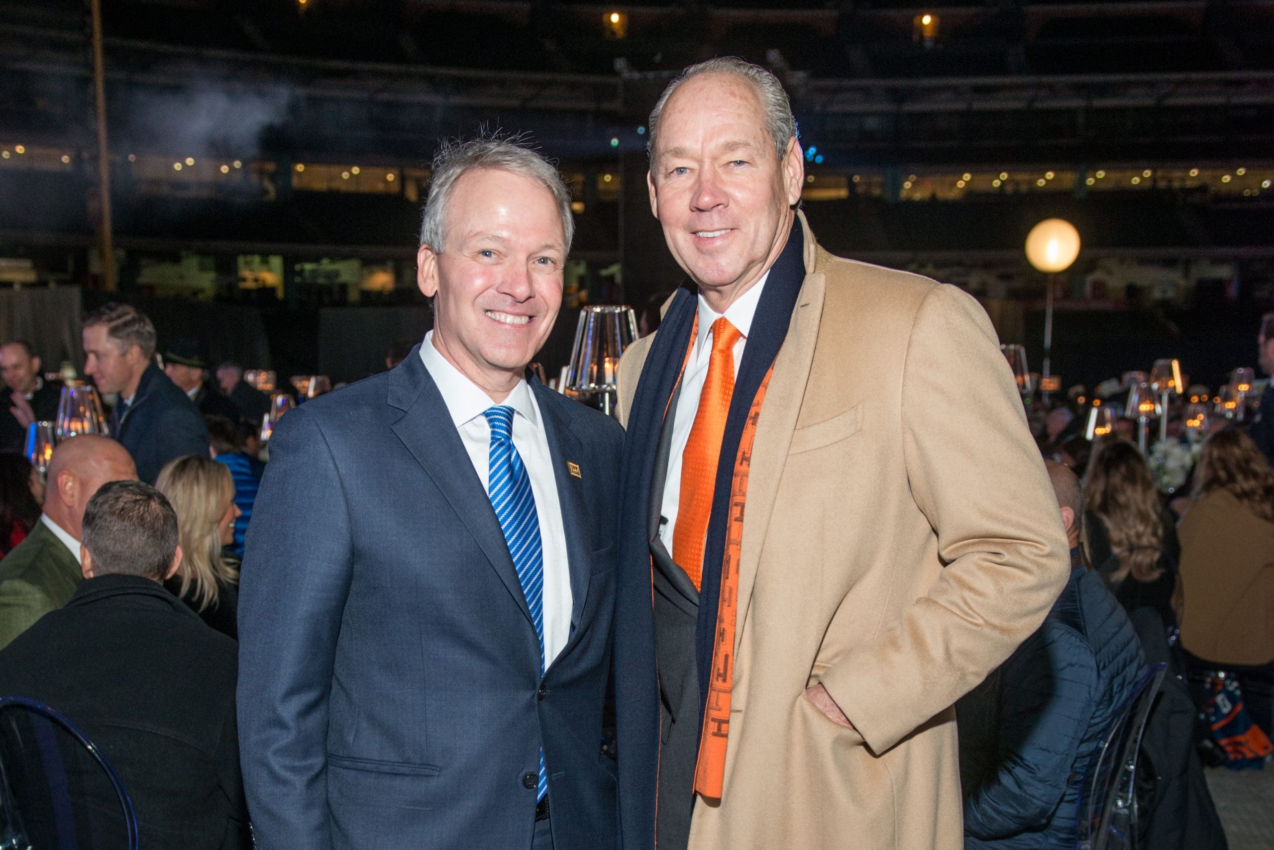 Dr. Marc Boom, Jim Crane (Photo by Jacob Power)