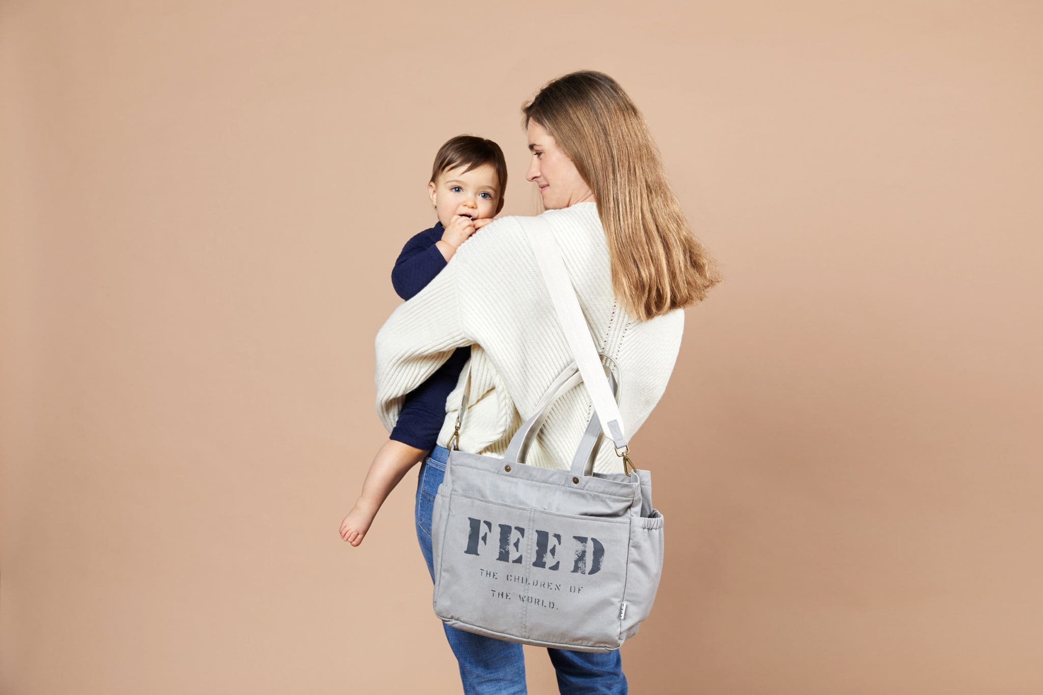 Lauren Bush Lauren with one of her young sons.