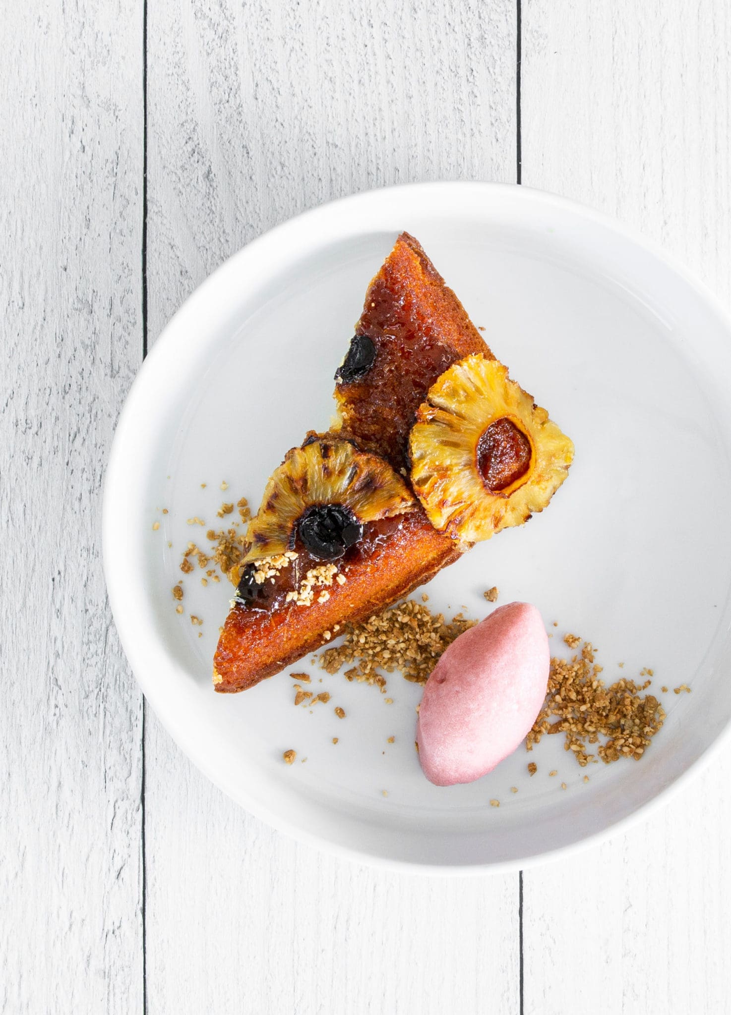 Roasted pineapple upside-down (Photo by Julie Soefer)