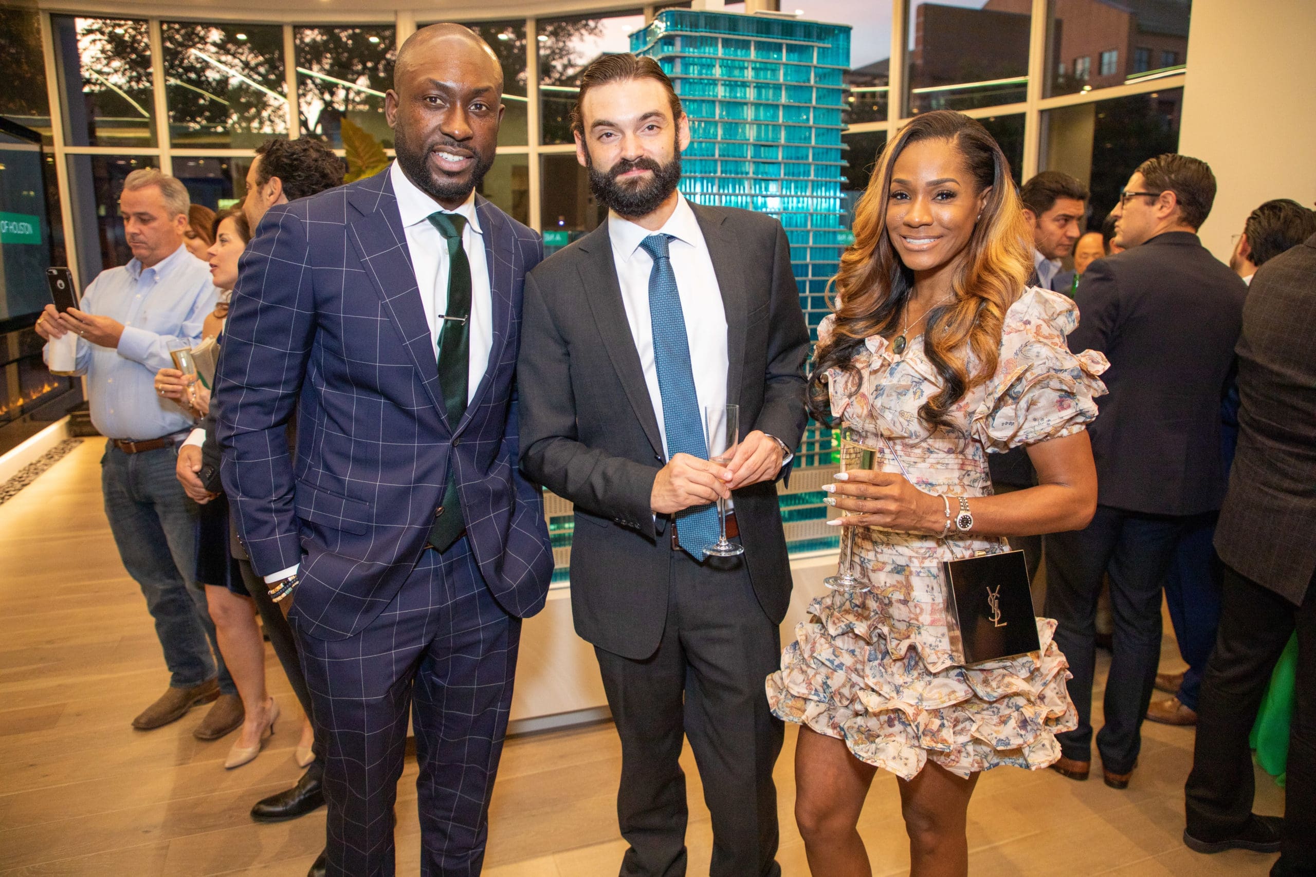 Acho Azuike, Nick Pontikes, Ige Johnson (Photo by Ruben Escobar)