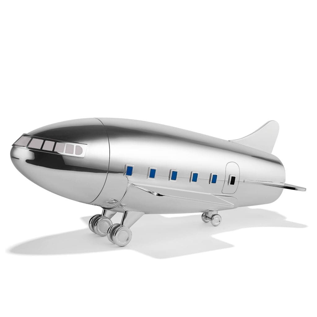 And other fun cocktail shakers like this airplane and a rocket.